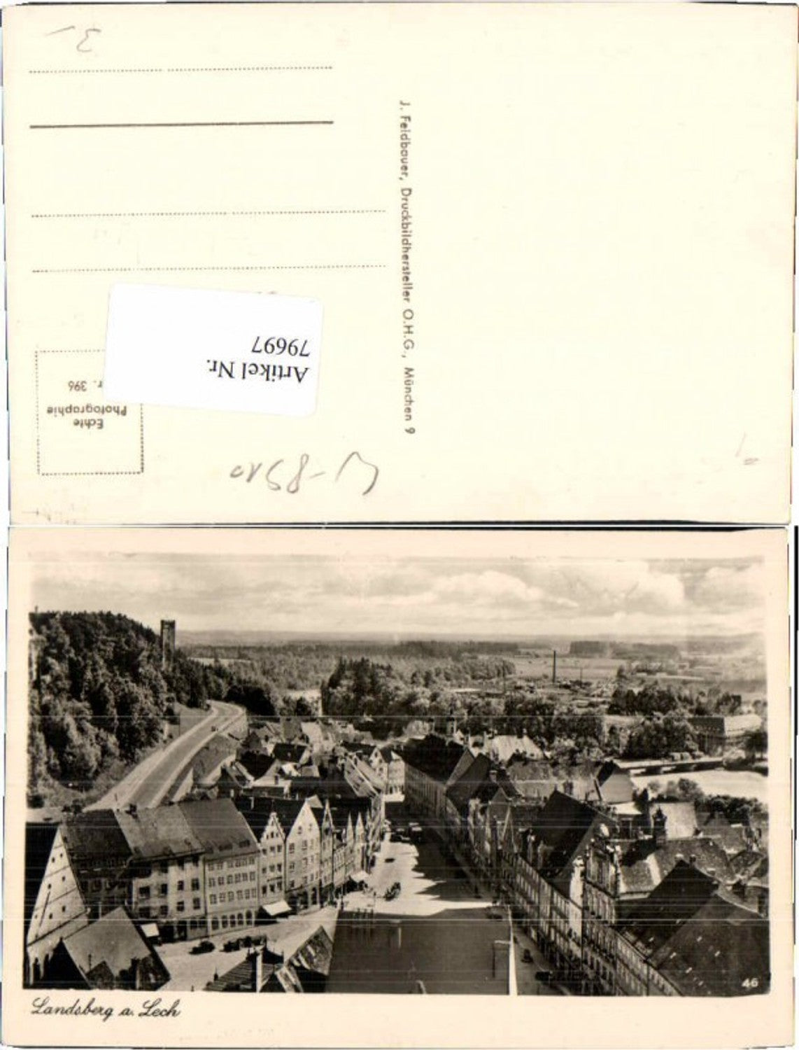 79697,Landsberg am Lech Teilansicht 1940