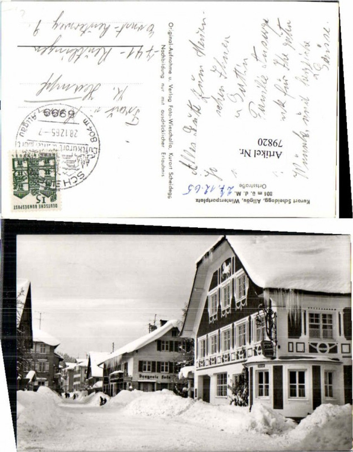 79820,Scheidegg im Allgäu Ortsstrasse
