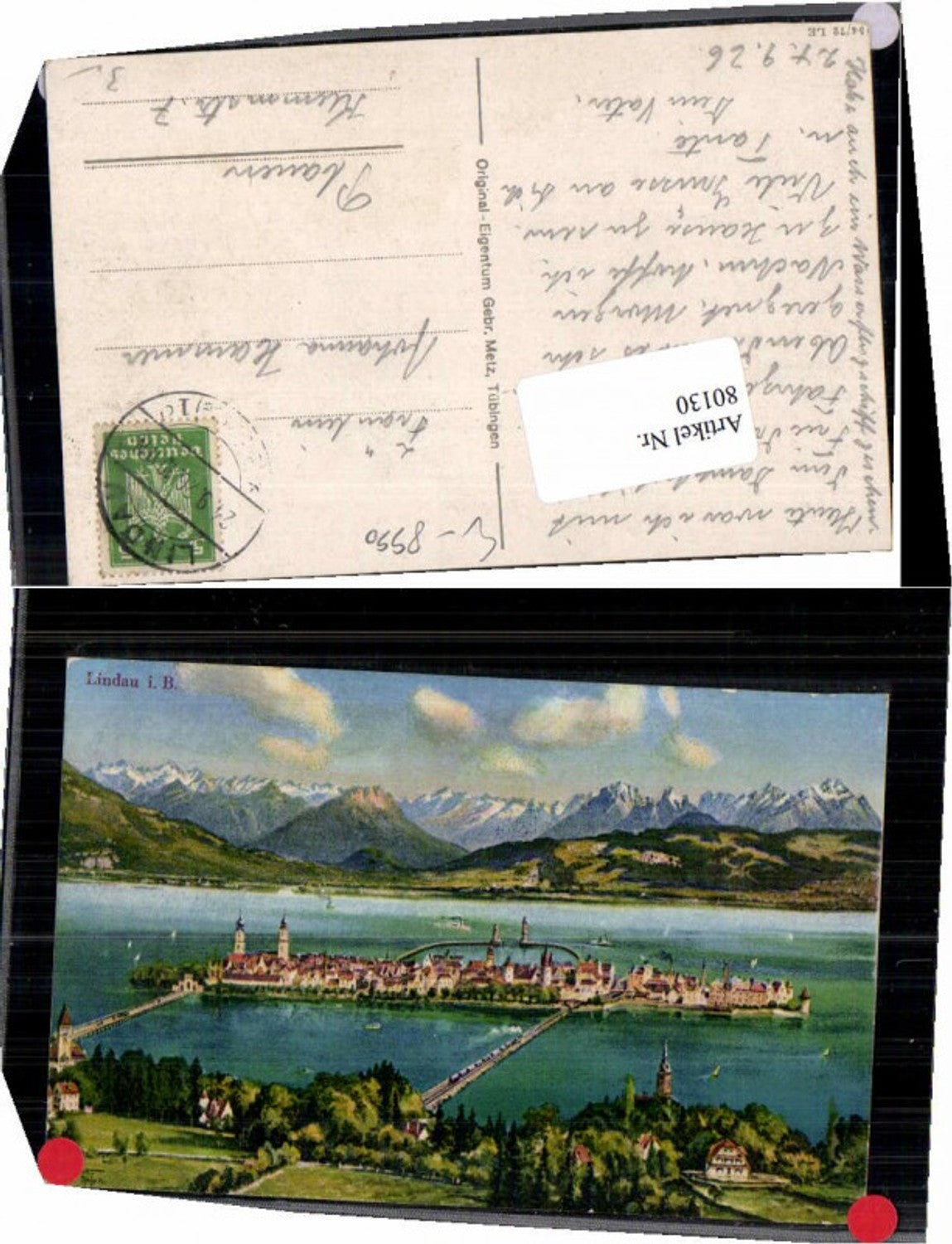80130,Lindau am Bodensee 1926