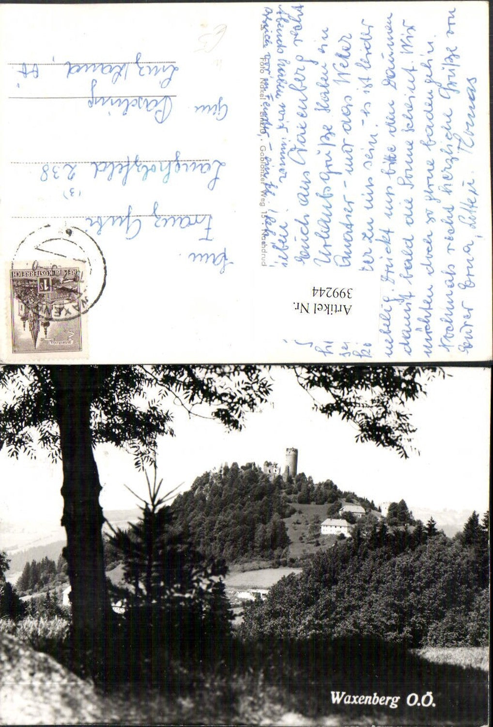 399244,Waxenberg Burgruine Ruine b. Oberneukirchen