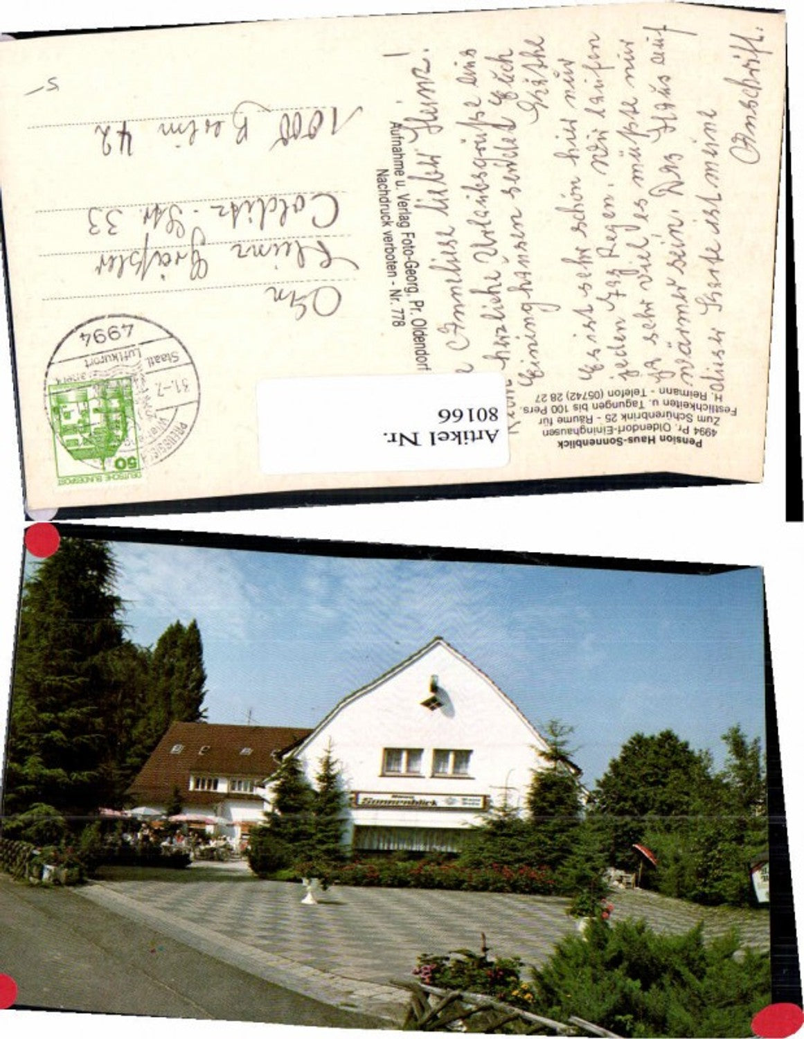 80166,Preußisch Oldendorf Eininghausen Pension Sonneblick