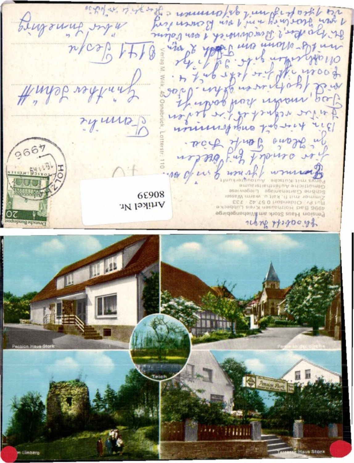 80639,Bad Holzhausen Lübbecke pension 1969