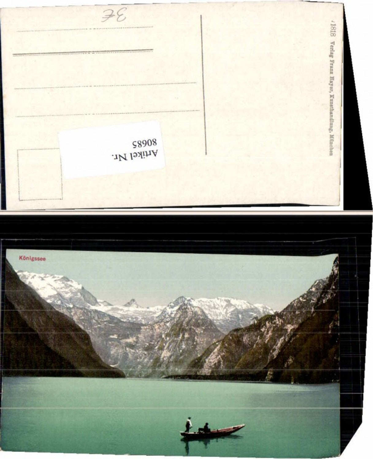 80685,Königssee bei Berchtesgaden 1915
