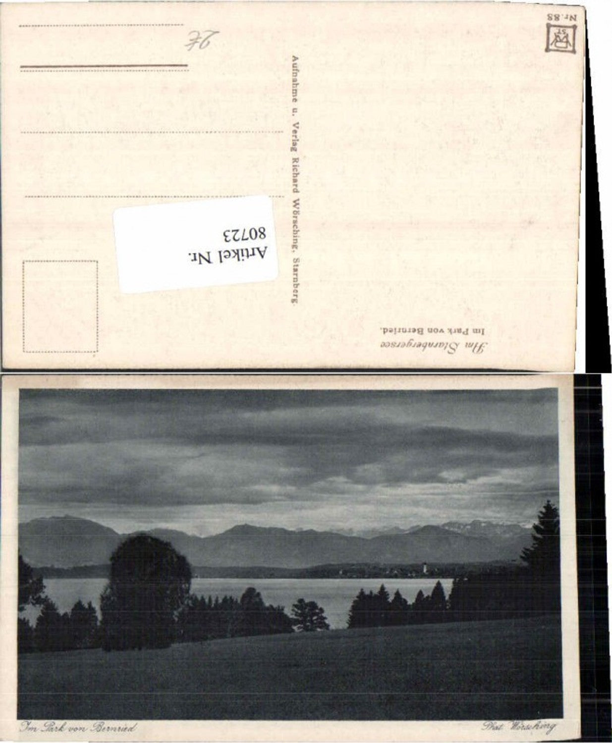 80723,Park b. Bernried Starnbergersee Starnberg