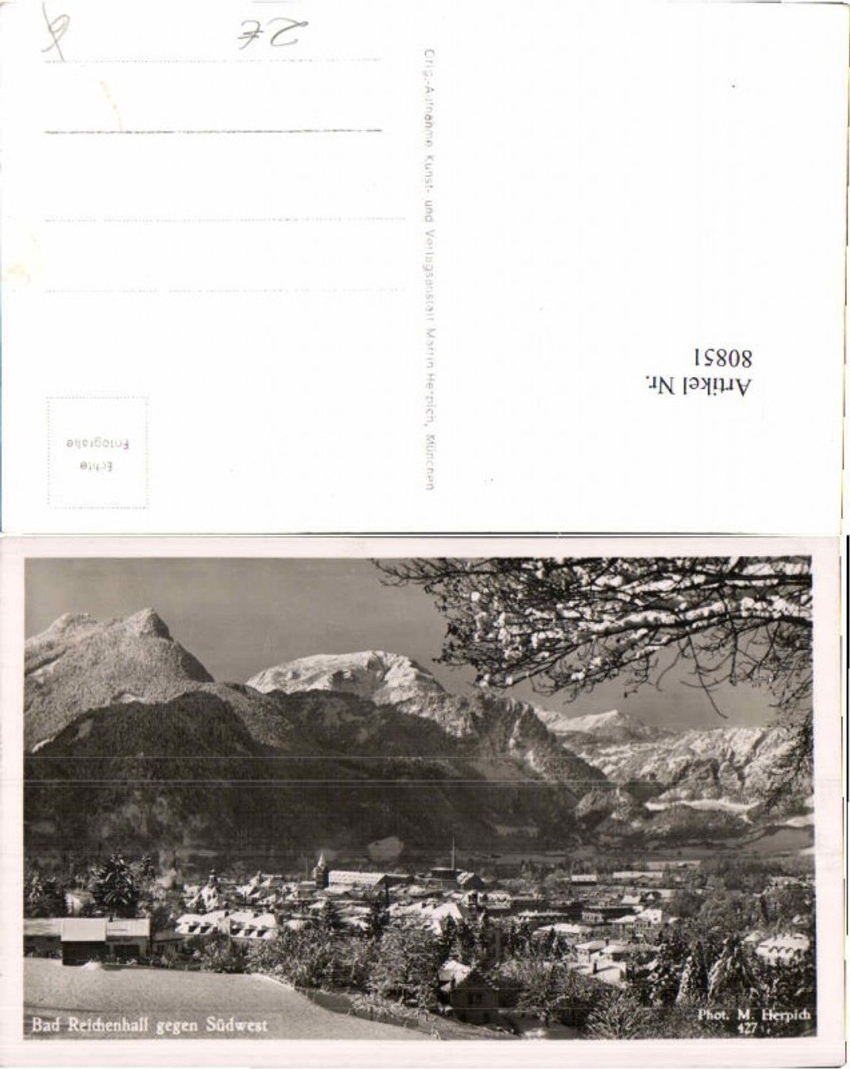 80851,Bad Reichenhall g. Südwest pub Herpich 427