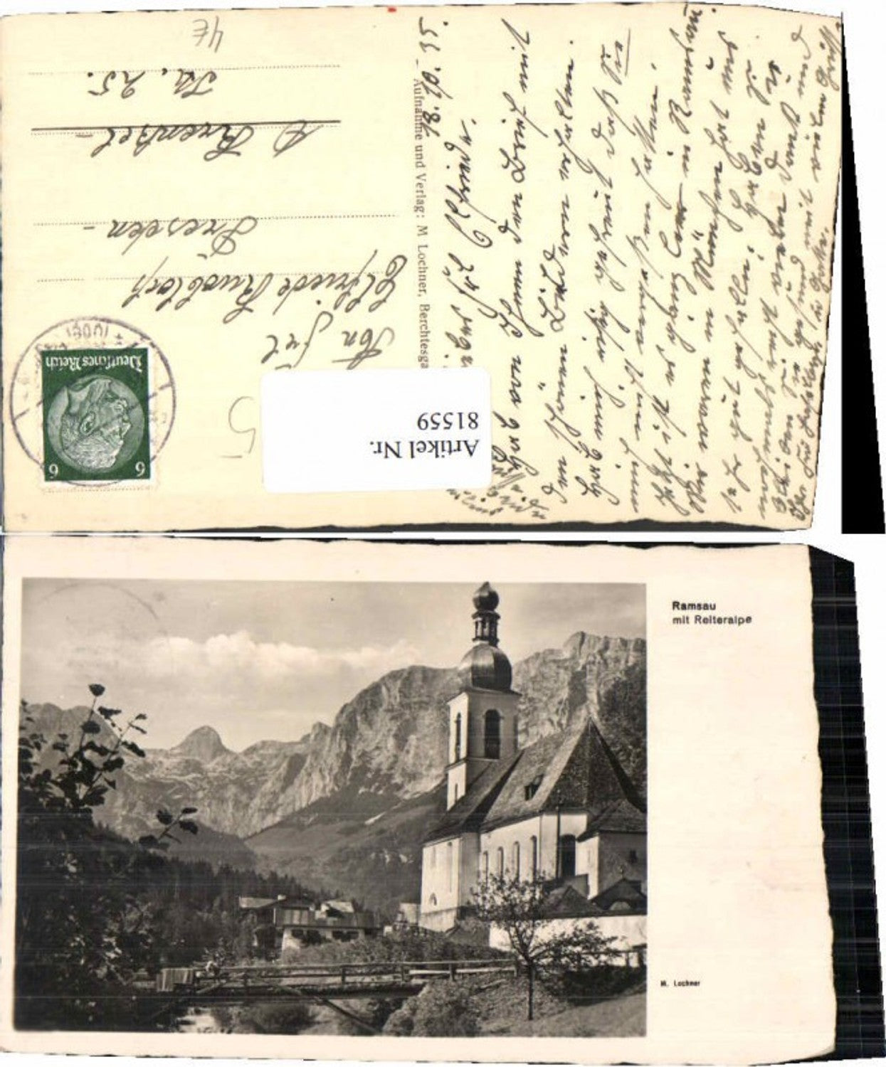 81559,Ramsau bei Berchtesgaden Partie im Ort