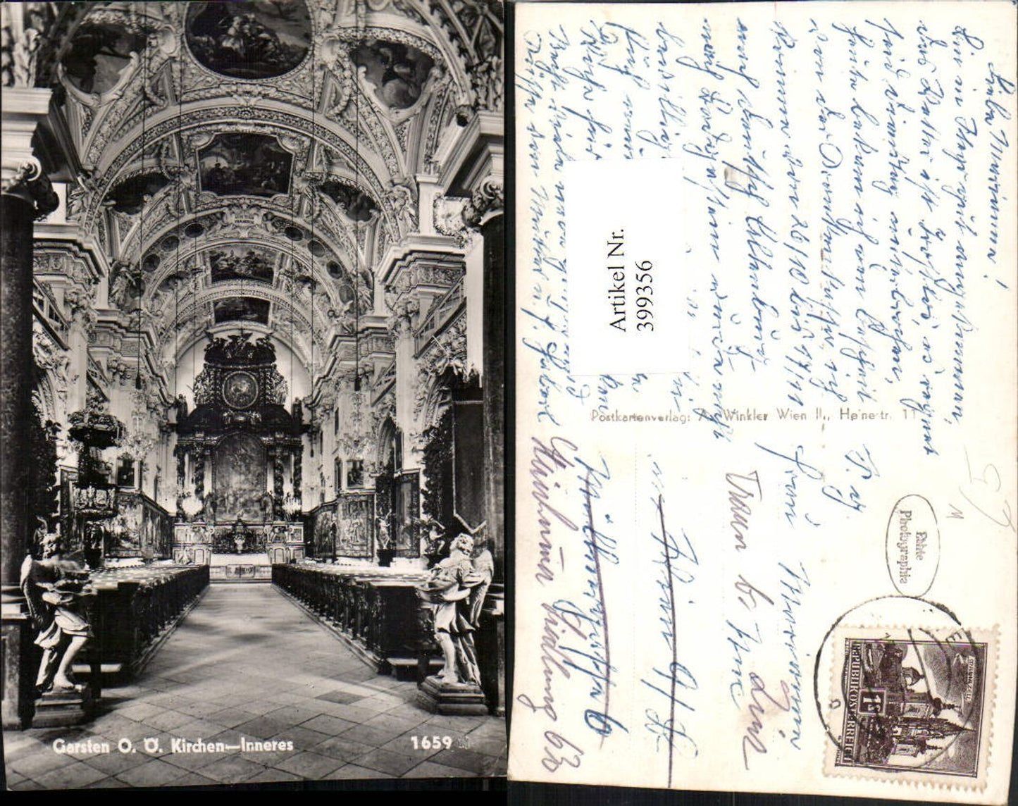 399356,Garsten Kirche Innenansicht