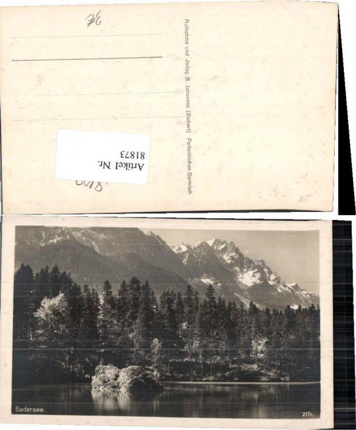 81873,Badersee bei Garmisch Partenkirchen