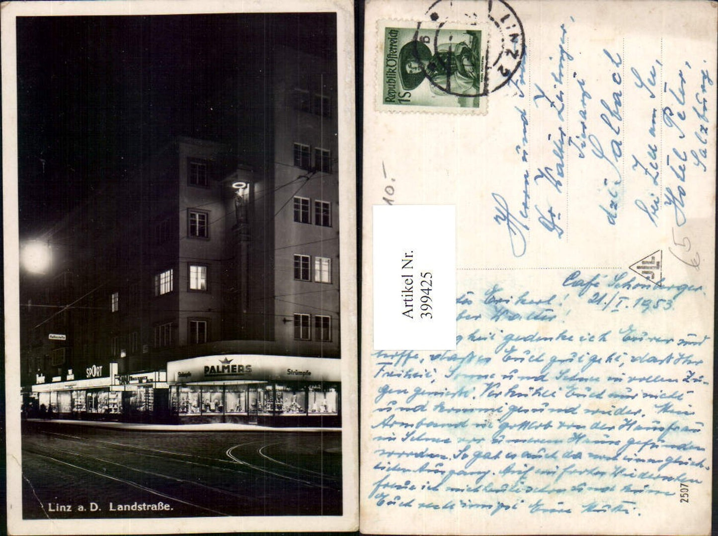 399425,Linz an d. Donau Landstraße Straßenansicht Palmers Sport