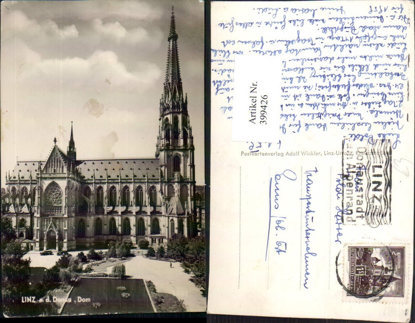 399426,Linz an d. Donau Dom Kirche