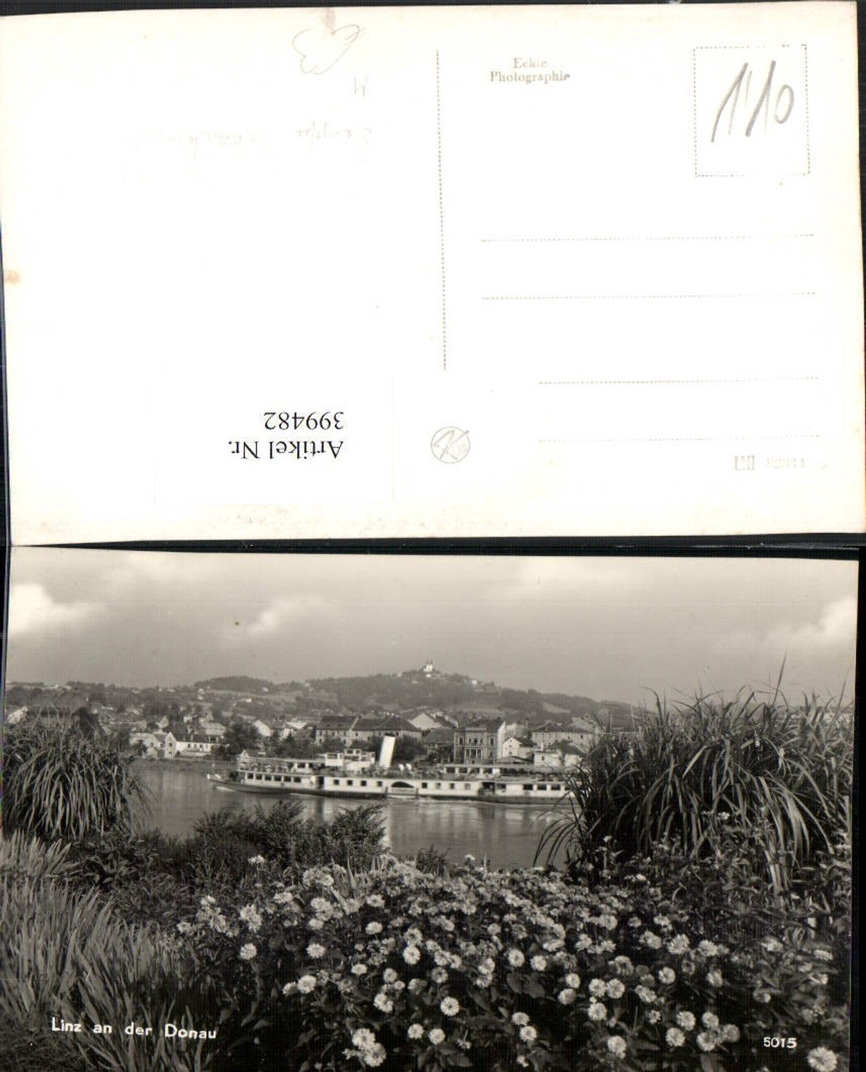 399482,Linz an d. Donau Teilansicht Dampfer Schönbrunn