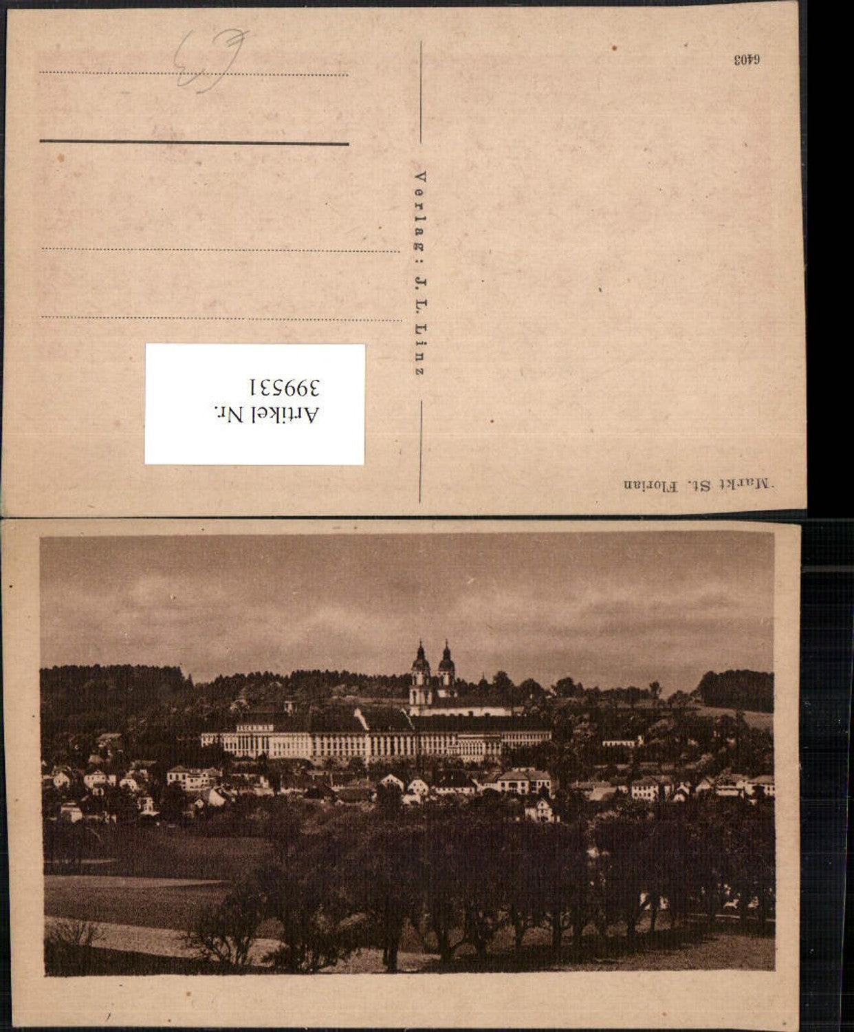 399531,Markt St. Florian Totale m. Stift