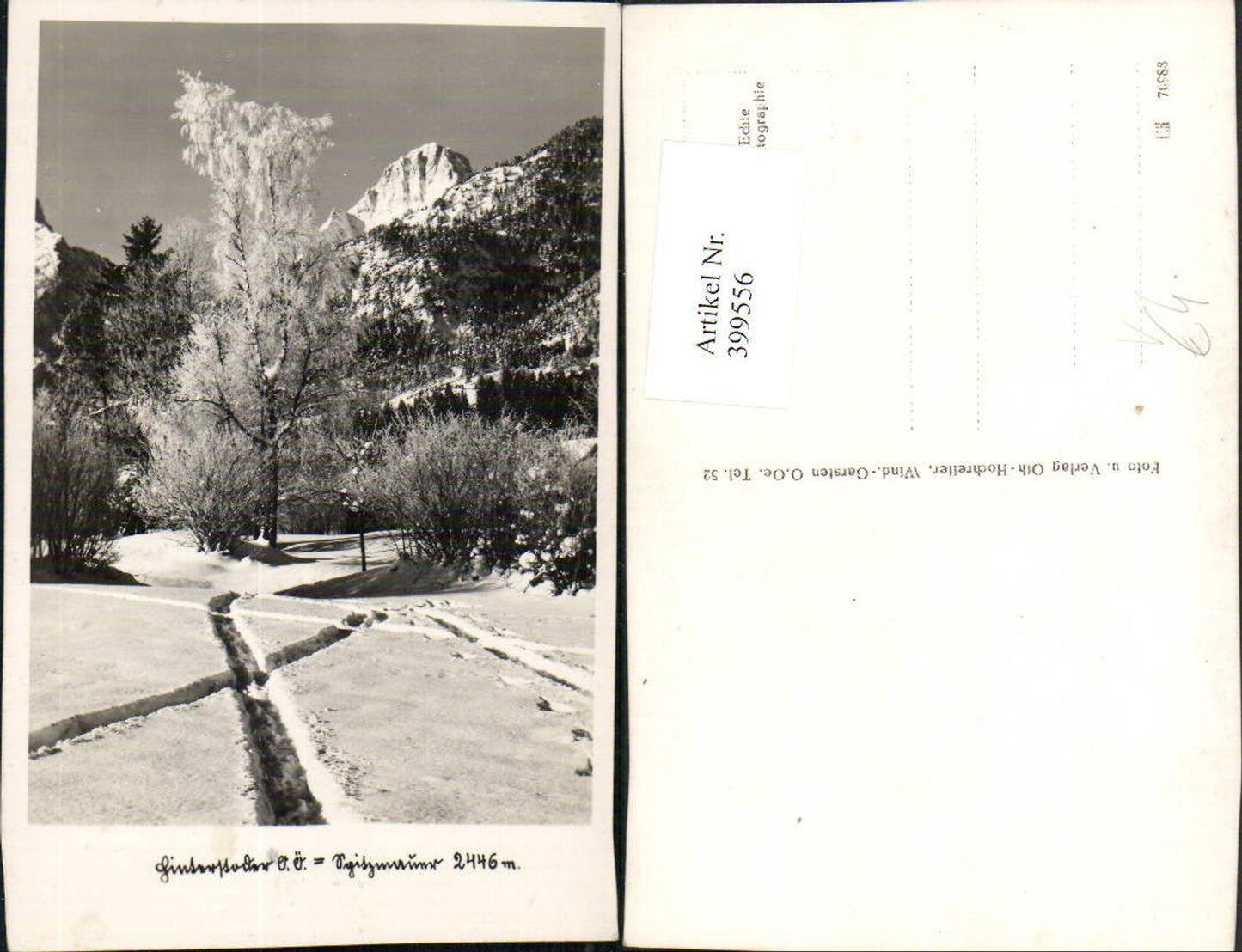 399556,Hinterstoder Spitzmauer Bergkulisse Winterbild pub Foto Oth