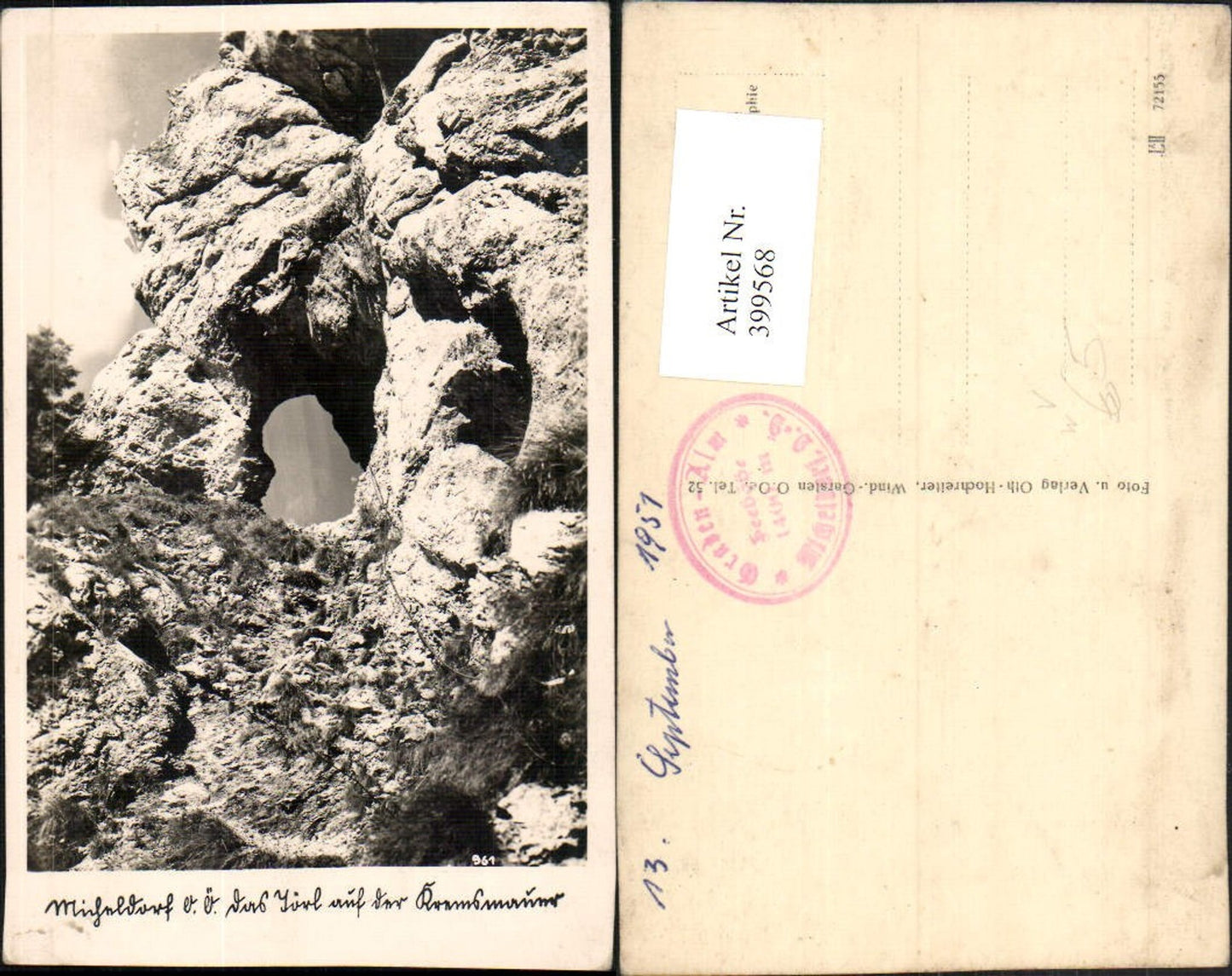 399568,Micheldorf Törl auf der Kremsmauer pub Foto Oth 961