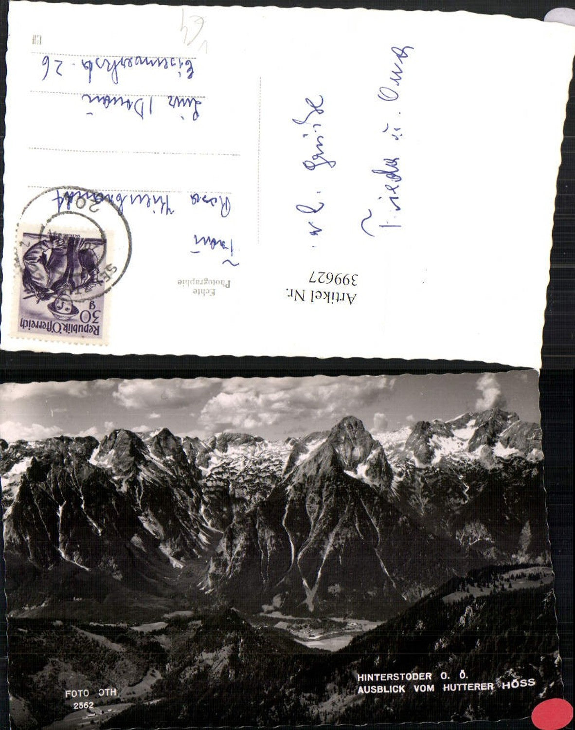 399627,Hinterstoder Ausblick v. Hutterer Höss Bergkulisse pub Foto Oth 2562