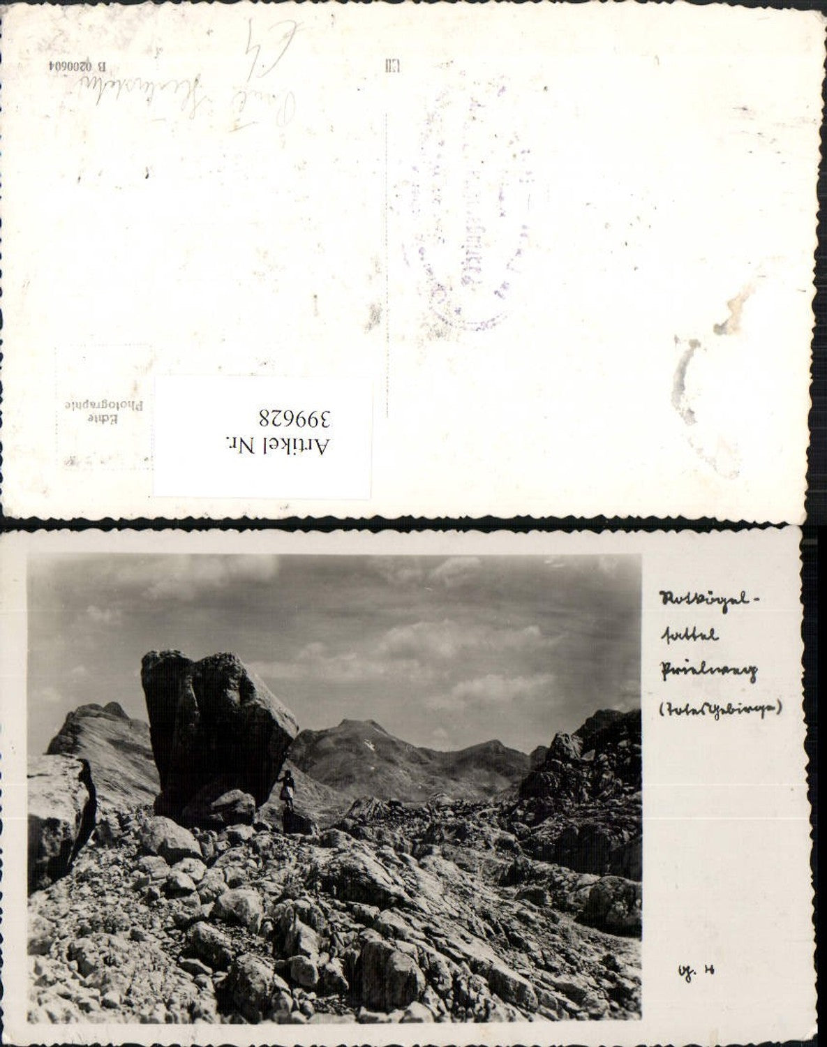 399628,Rotkögelsatterl Priel Totengebirge b. Hinterstoder Bergkulisse