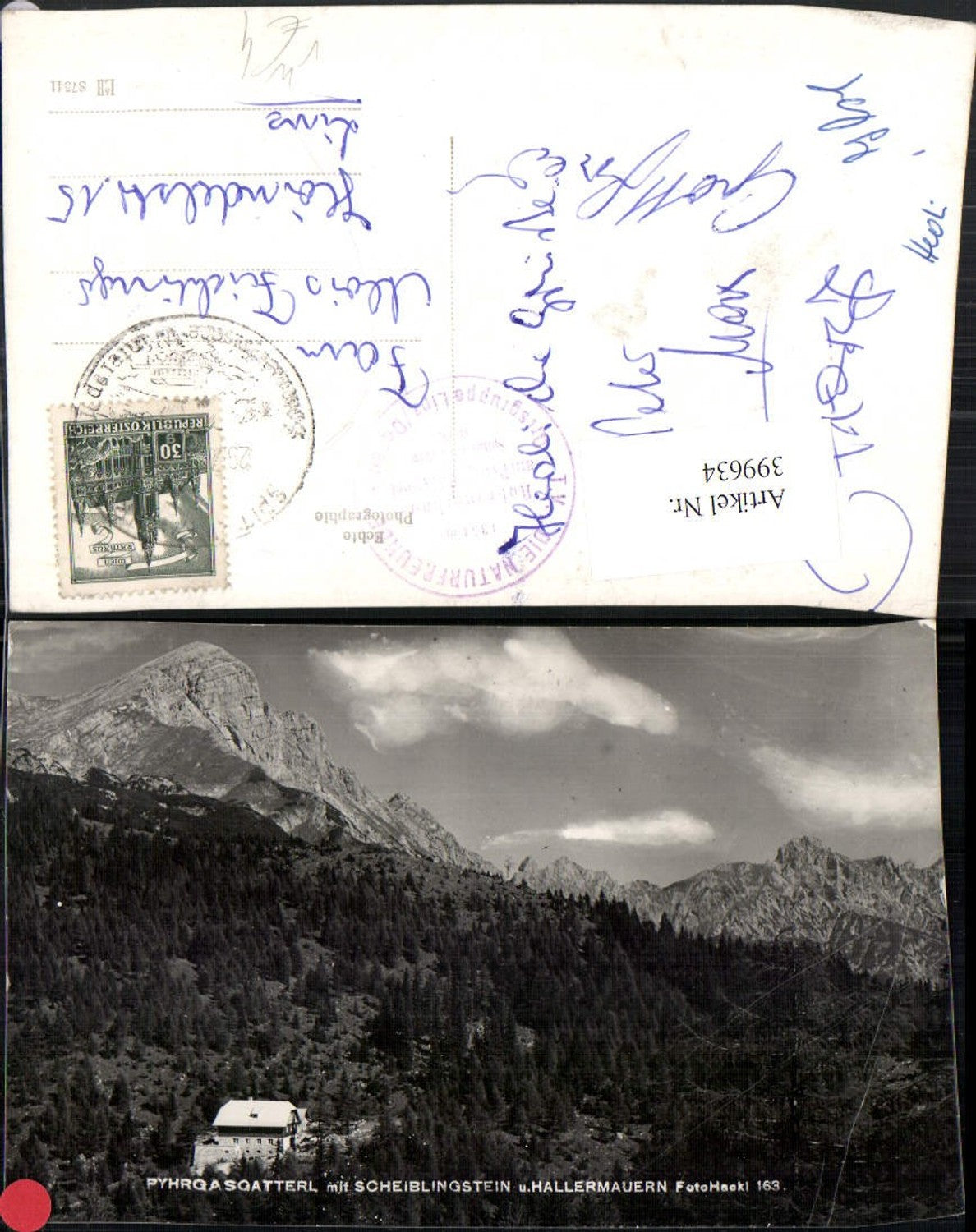 399634,Pyhrgasgatterl m. Scheiblingstein u. Hallermauern b. Kirchdorf Bergkulisse pub Foto Hackl 163