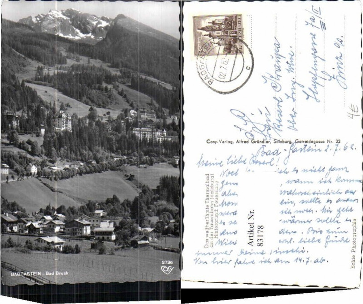 Alte Ansichtskarte – Old Postcard