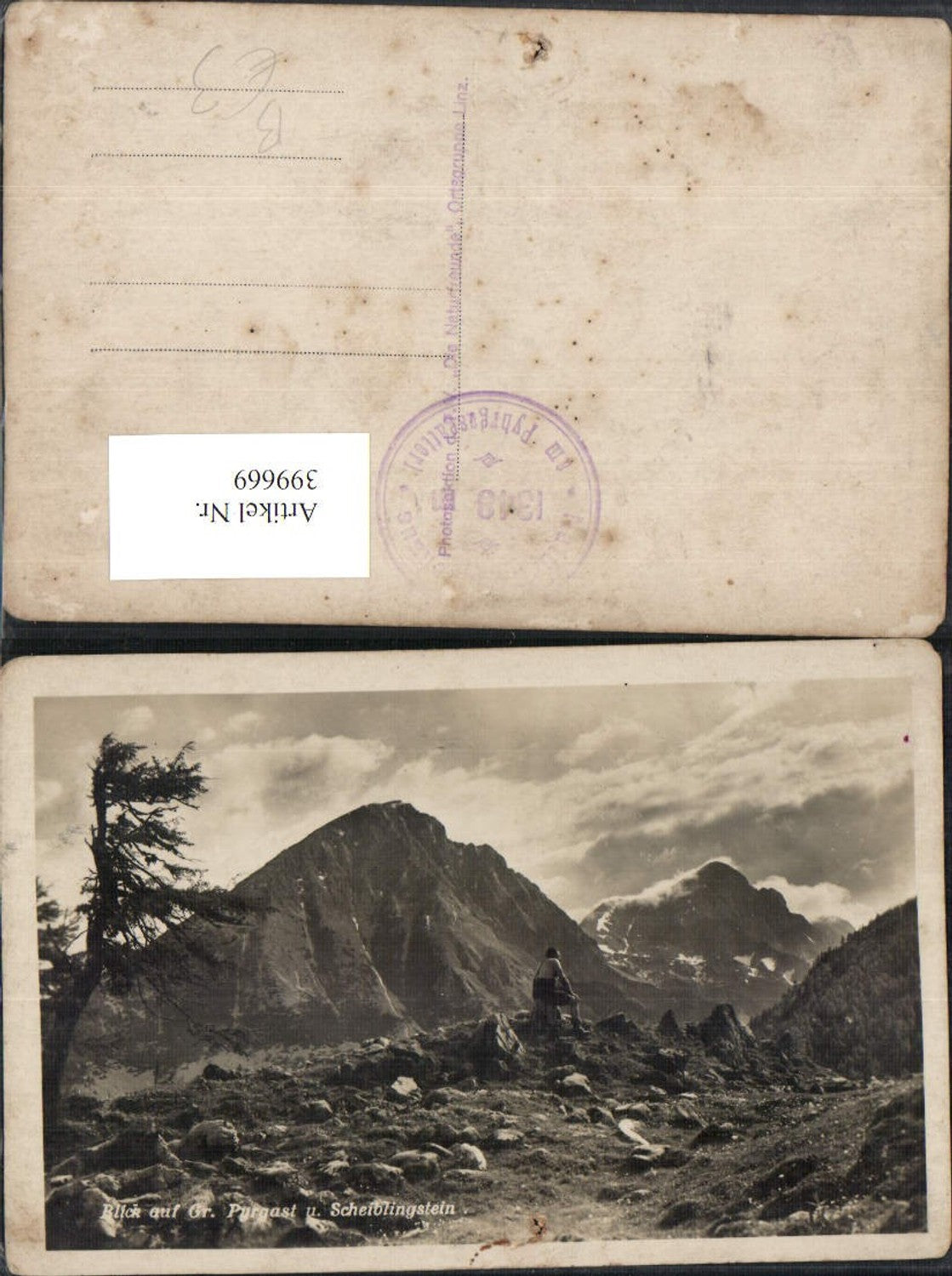 399669,Blick auf Großen Pyrgast Pyhrgas u. Scheiblingstein b. Spital Bergkulisse