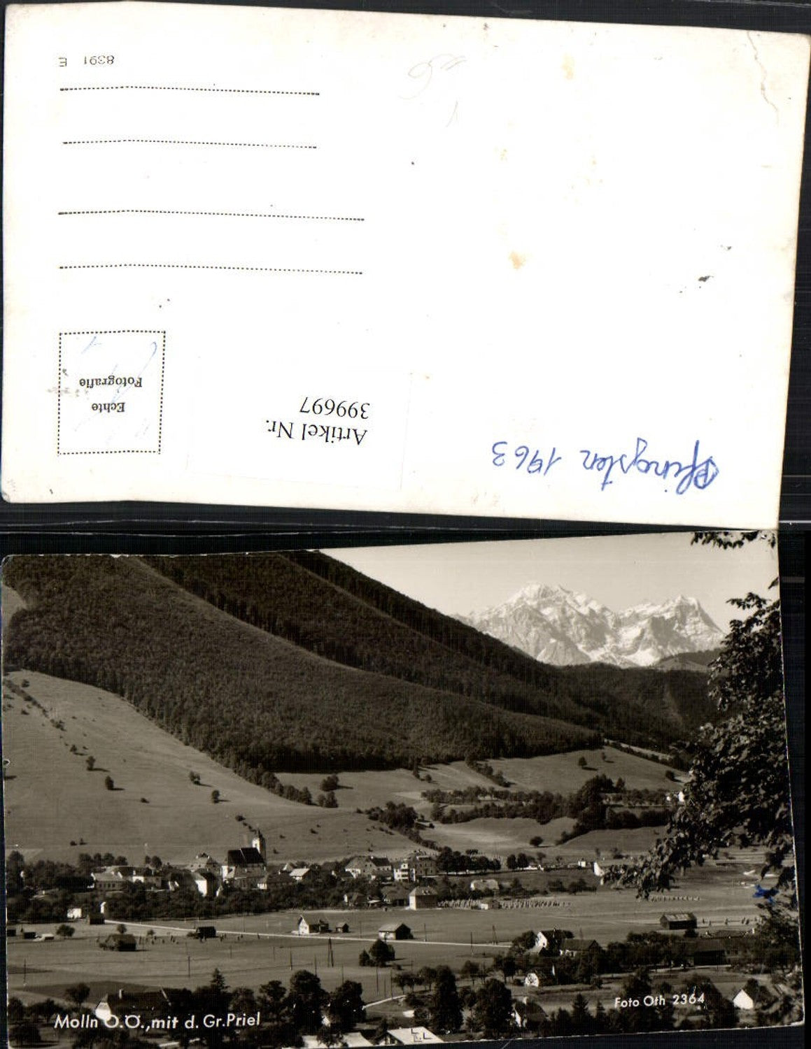 399697,Molln Totale m. Großen Priel Bergkulisse pub Foto Oth 2364