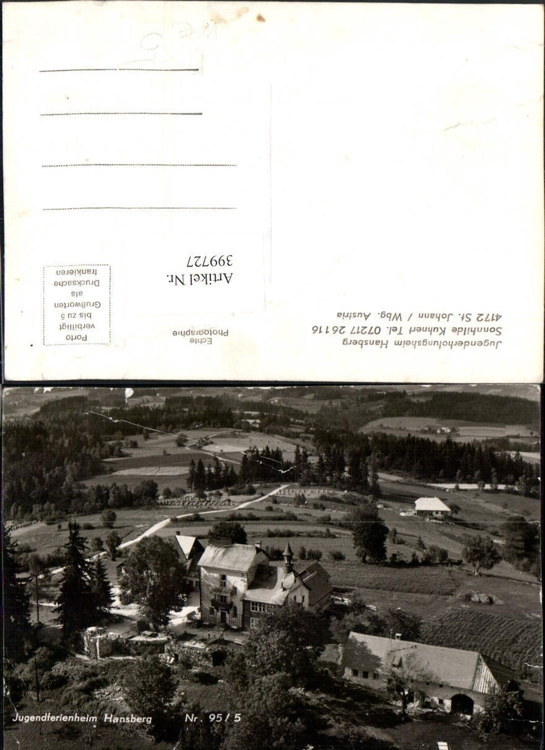 399727, St. Johann am Wimberg youth recreation home in Hansberg