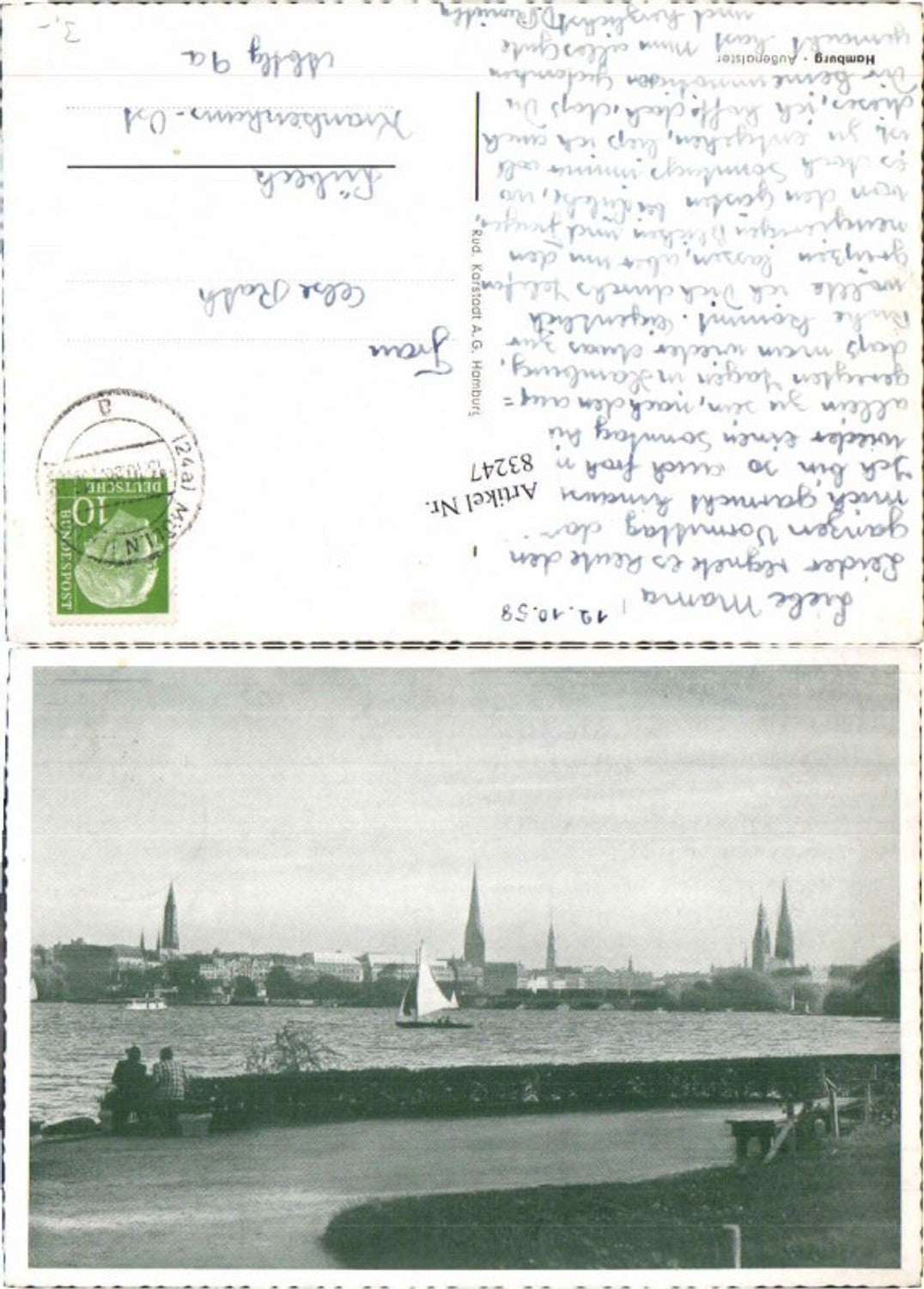 83247,Hamburg Außenalster Hafen