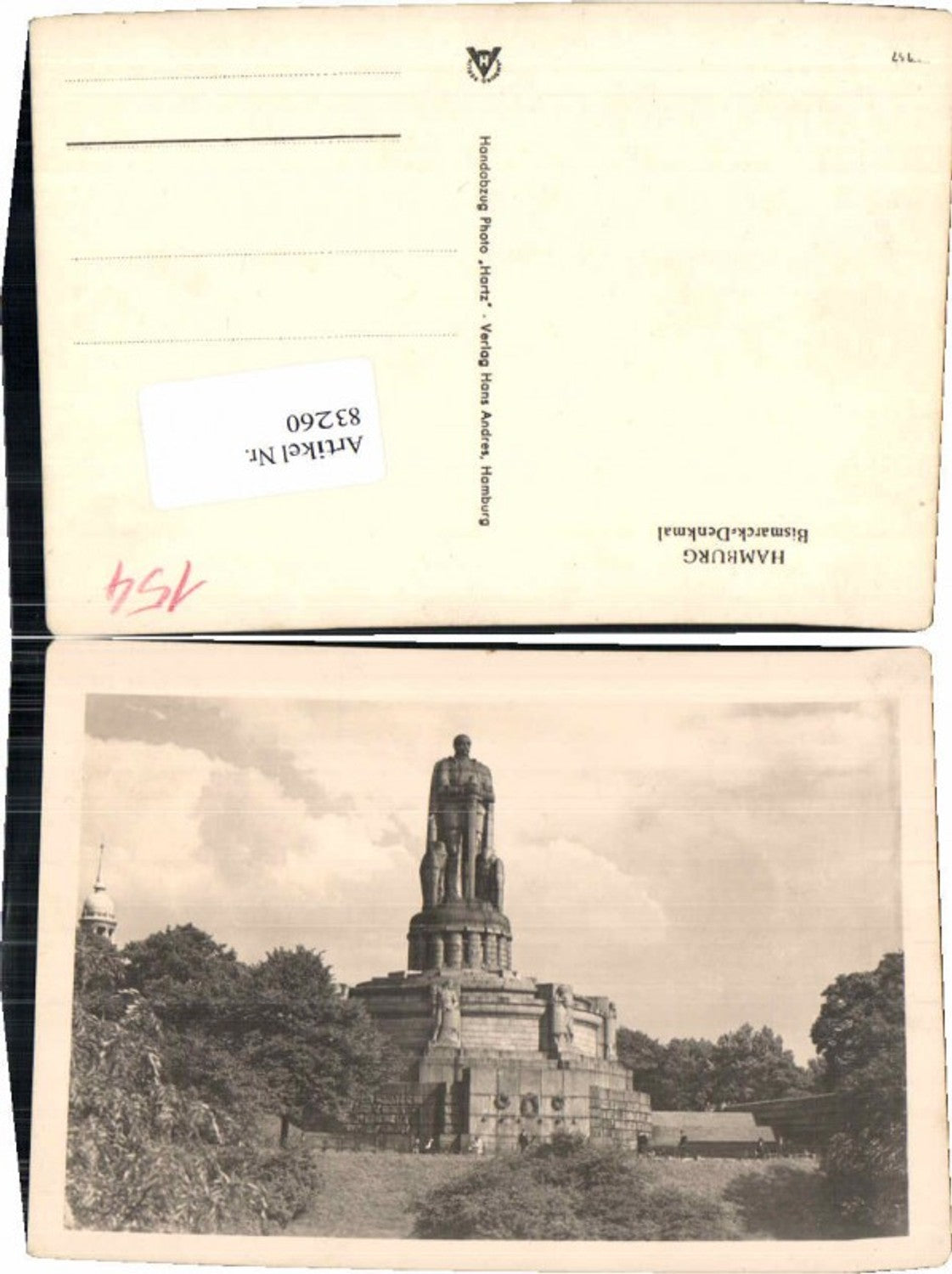 83260,Hamburg Bismarck Denkmal