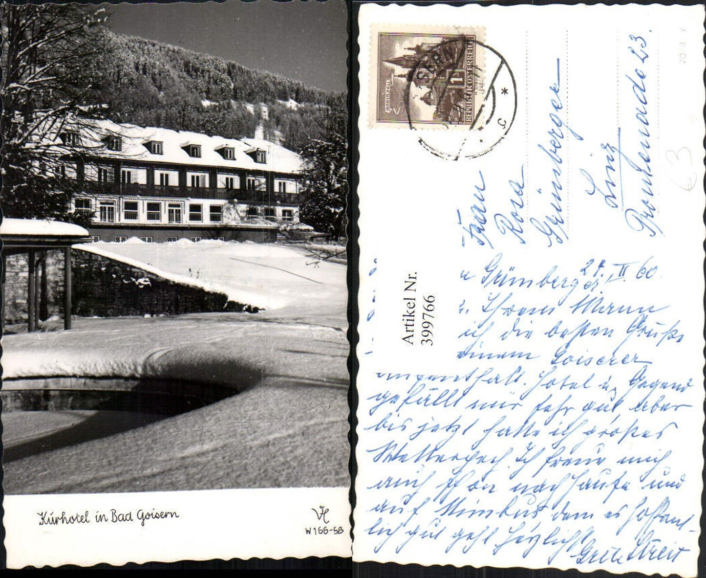 399766,Bad Goisern Kurhotel Winterbild
