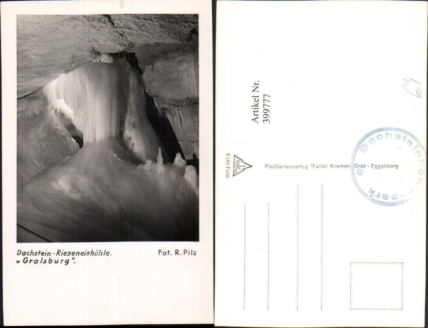 399777,Dachstein-Rieseneishöhle b. Obertraun Gralsburg