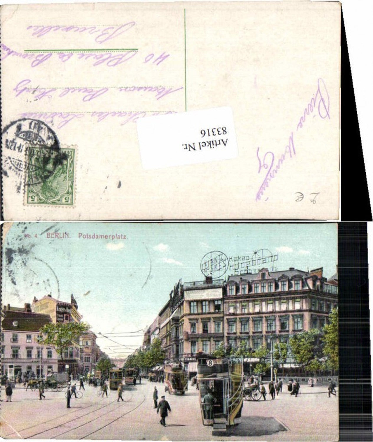 83316,Berlin Potsdamerplatz Strassenbahn Tram Tiergarten