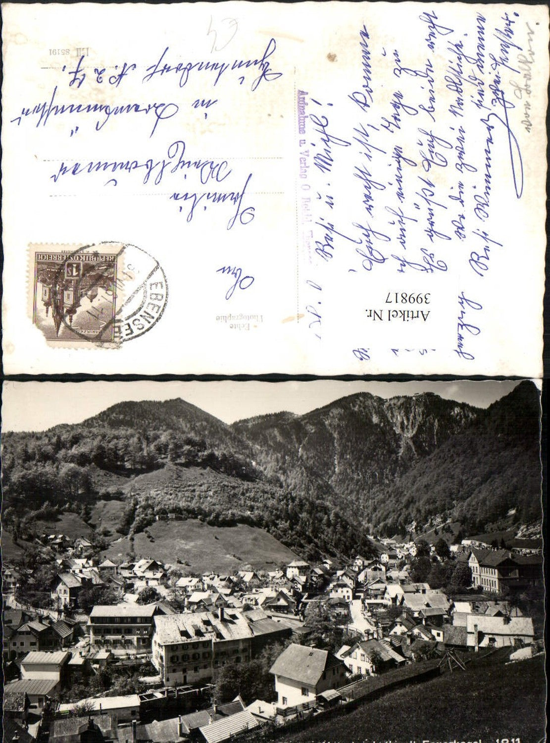 399817,Ebensee Ober- u. Unterlangbath Totale m. Feuerkogel