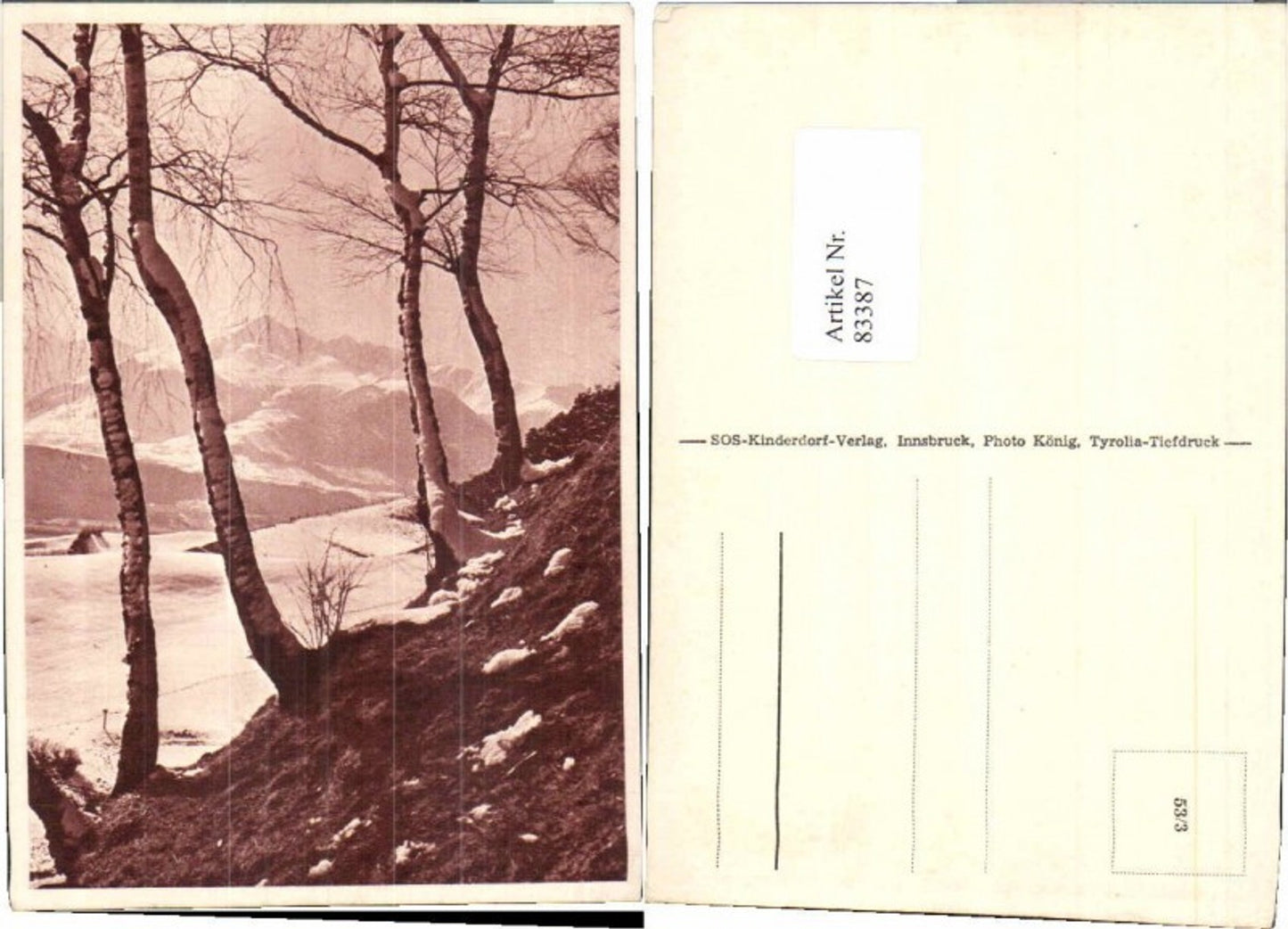 83387, SOS Children's Village 53-3 Winter Landscape