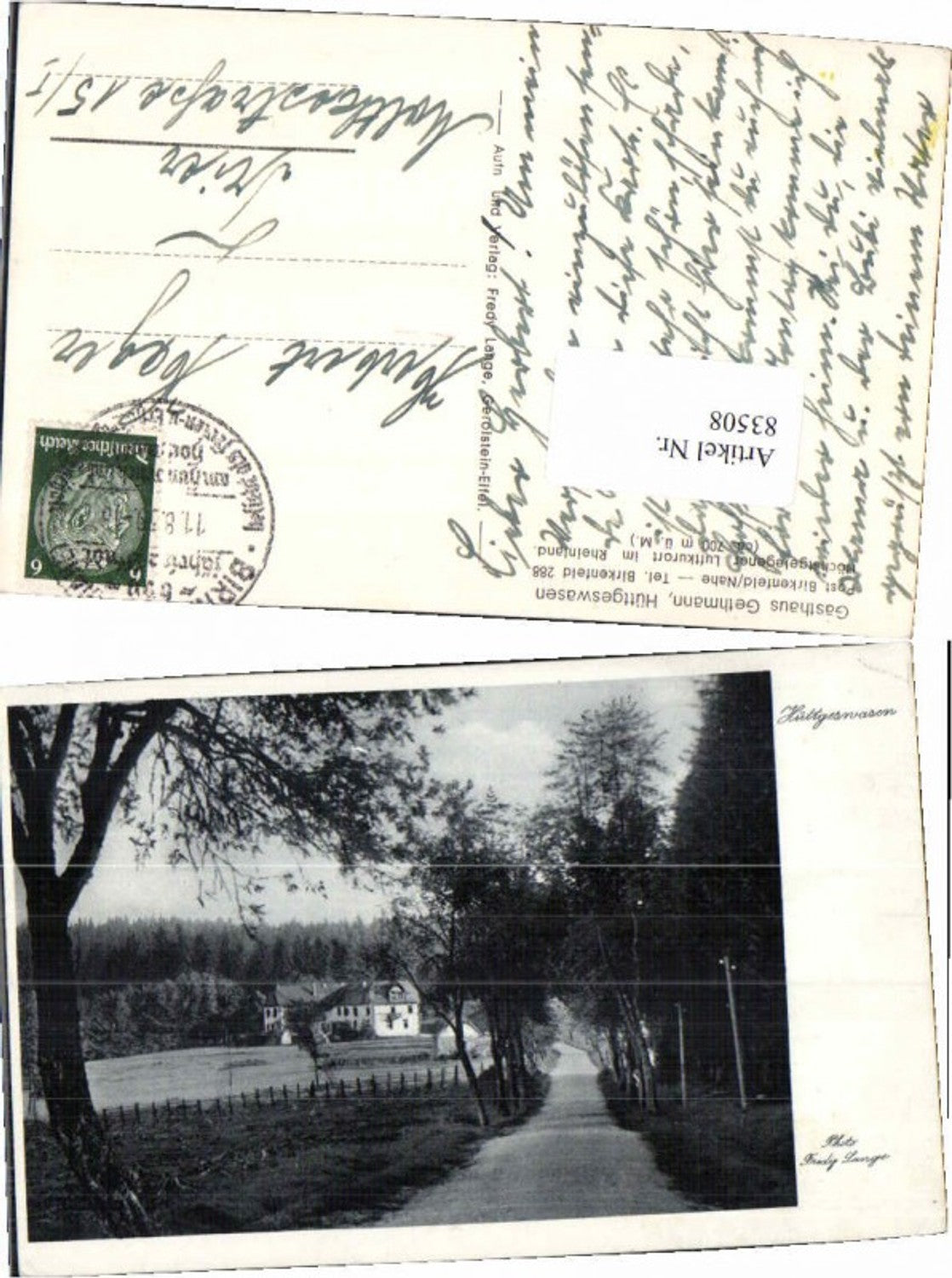 83508,Hüttgeswasen b. Allenbach Birkenfeld Hunsrück