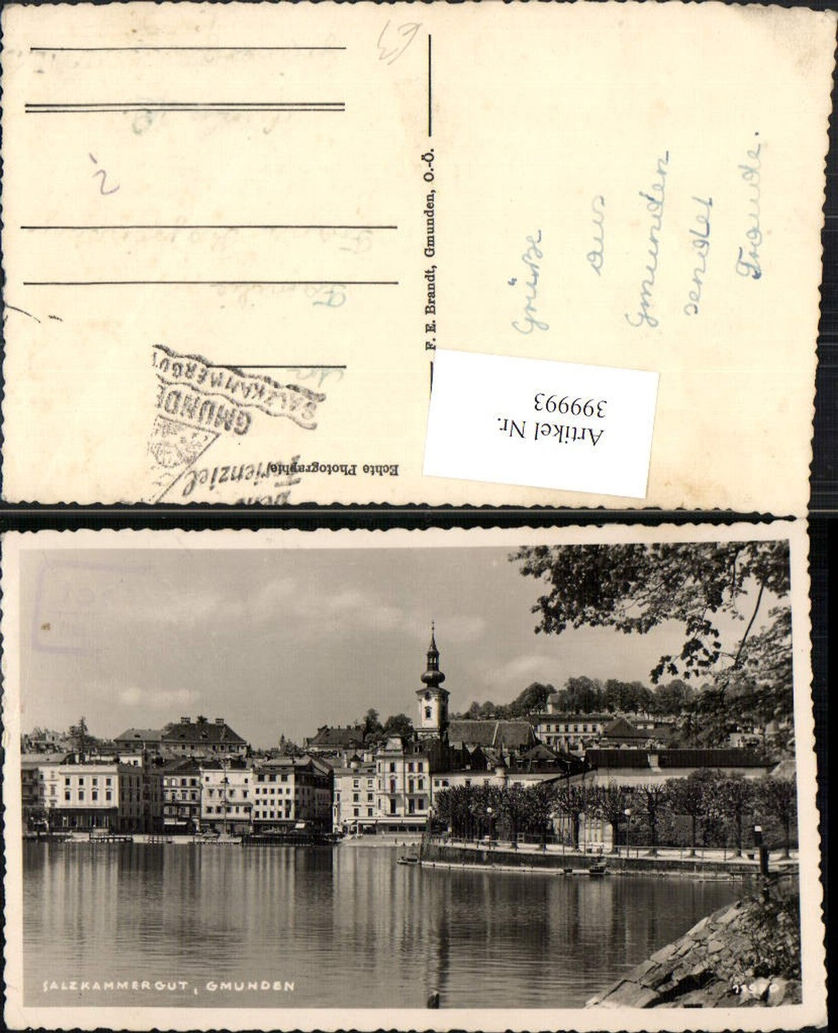 399993,Gmunden Teilansicht