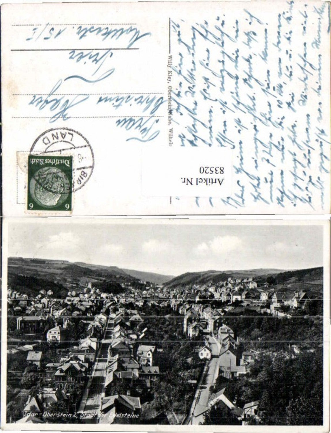 83520,Idar Oberstein Totale 1940 Birkenfeld Land