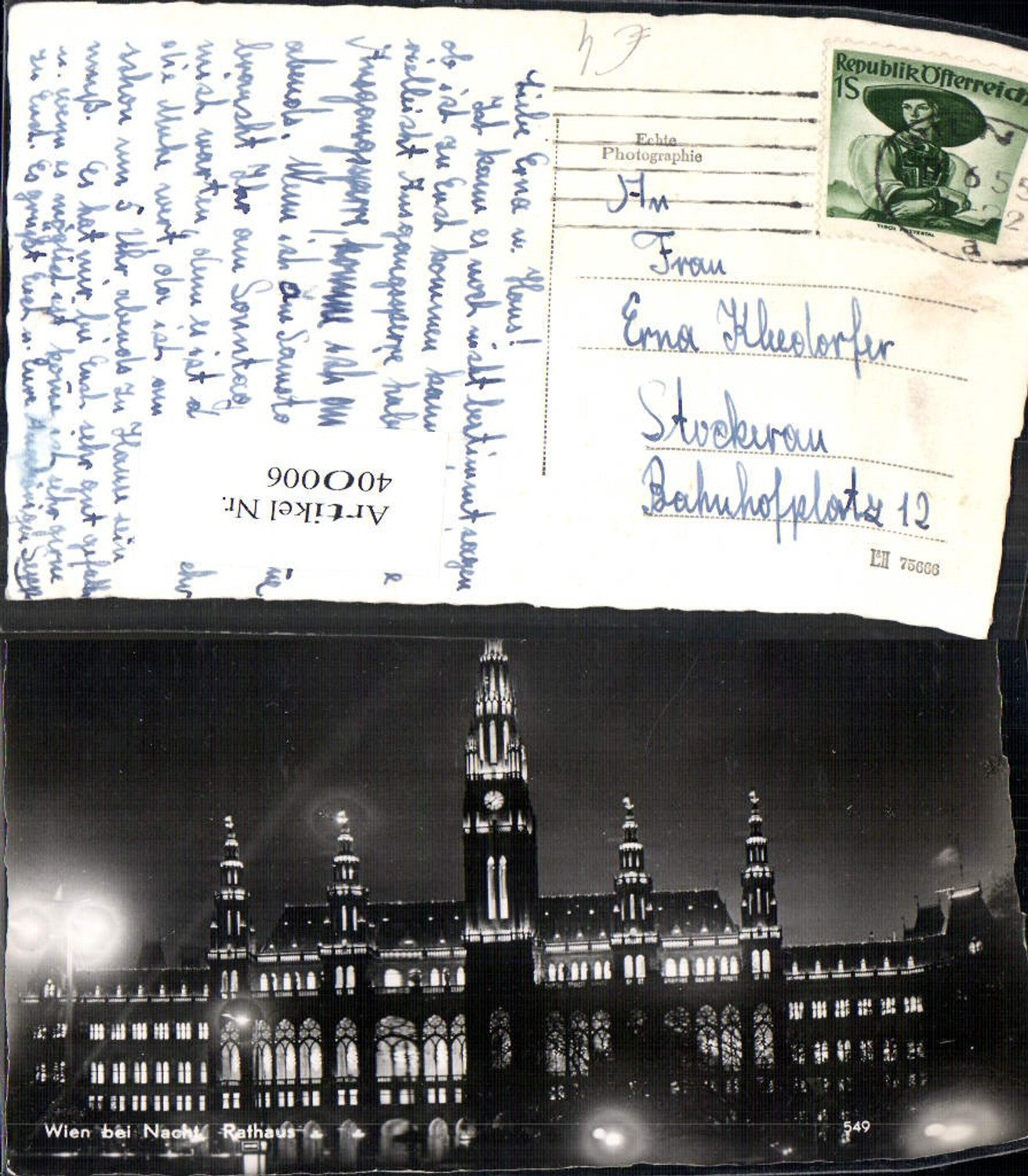 Alte Ansichtskarte – Old Postcard