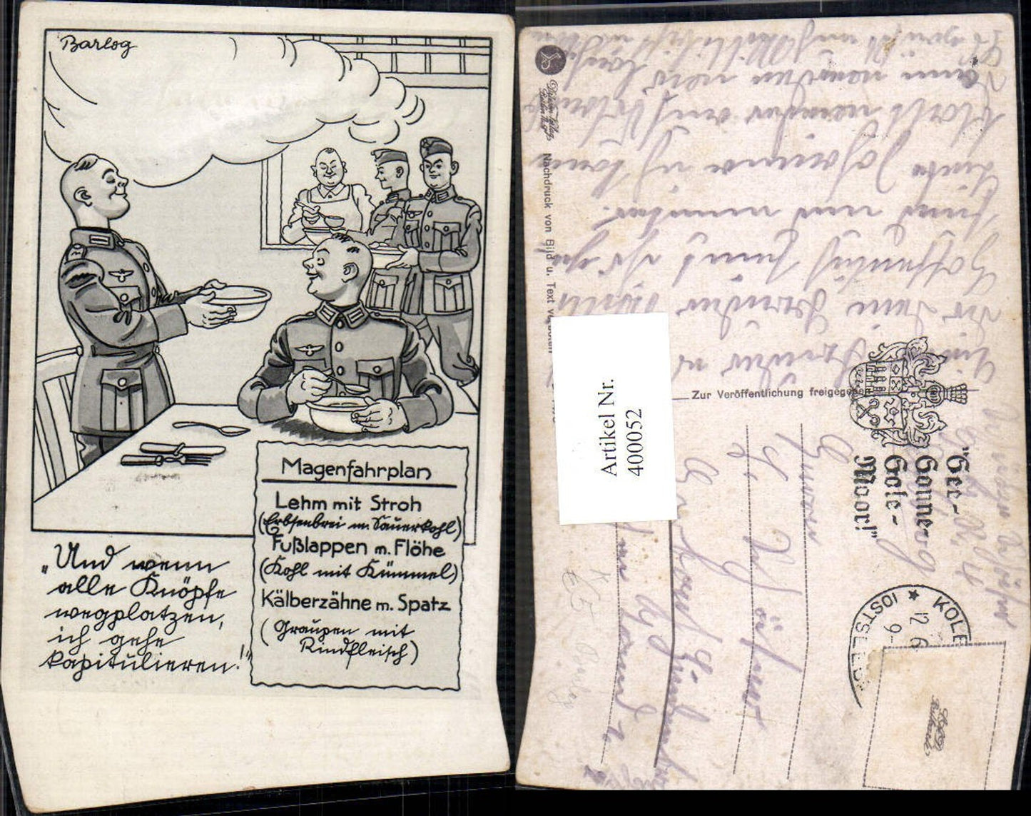 Alte Ansichtskarte – Old Postcard