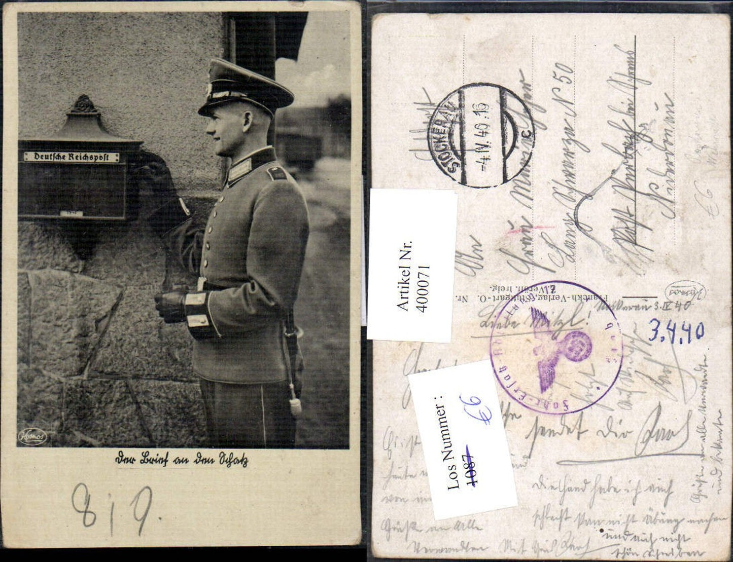 Alte Ansichtskarte – Old Postcard