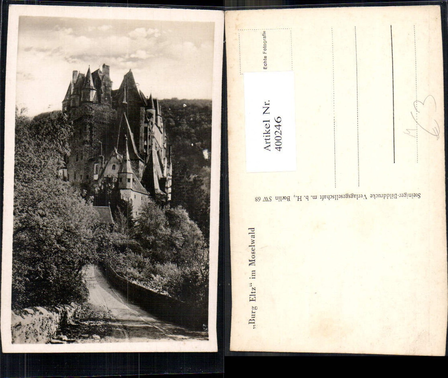 400246,Foto Ak Burg Eltz im Moselwald