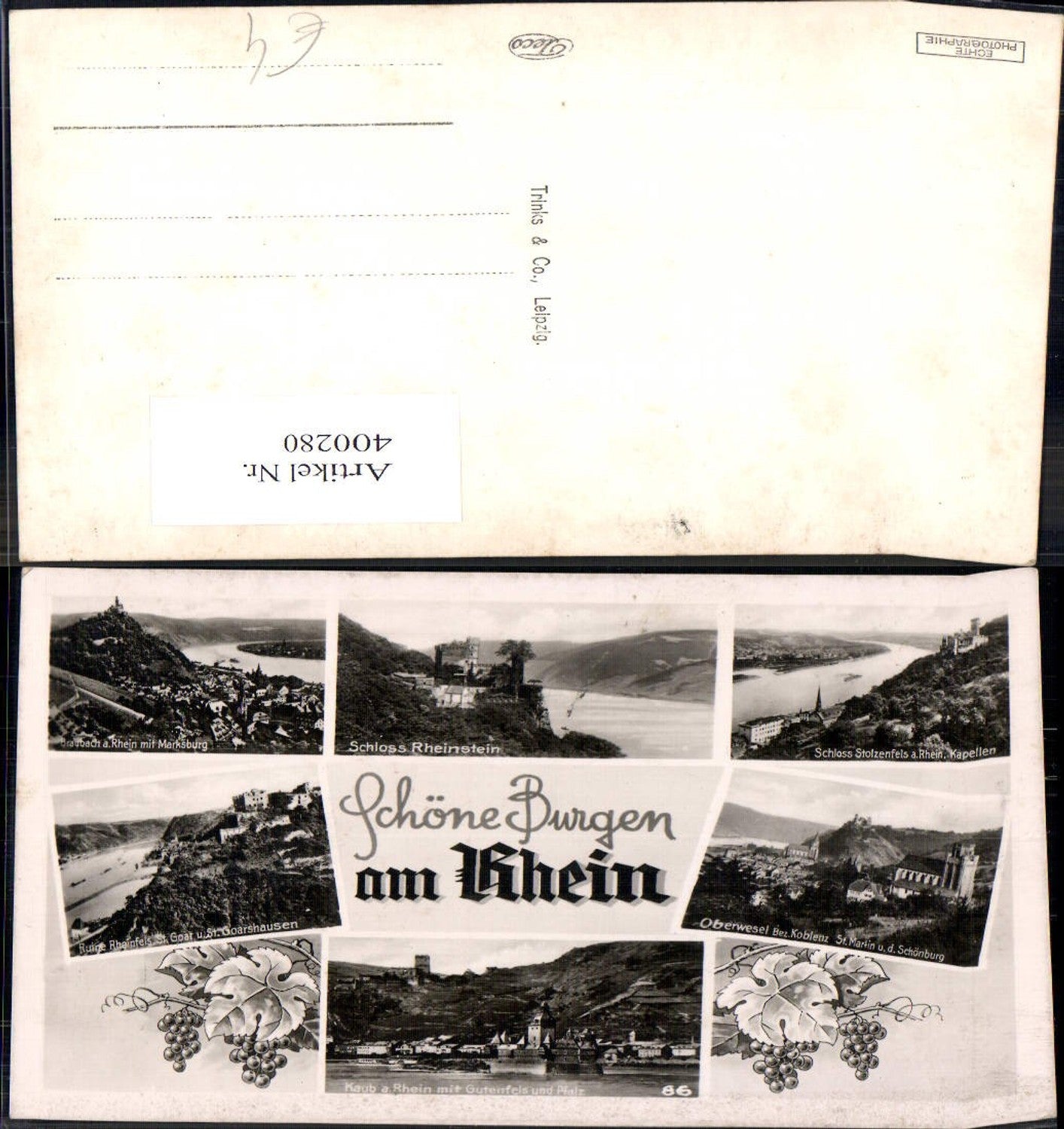 400280,Mehrbild Ak Schöne Burgen a. Rhein Schloss Rheinstein Stolzenfels Marksburg