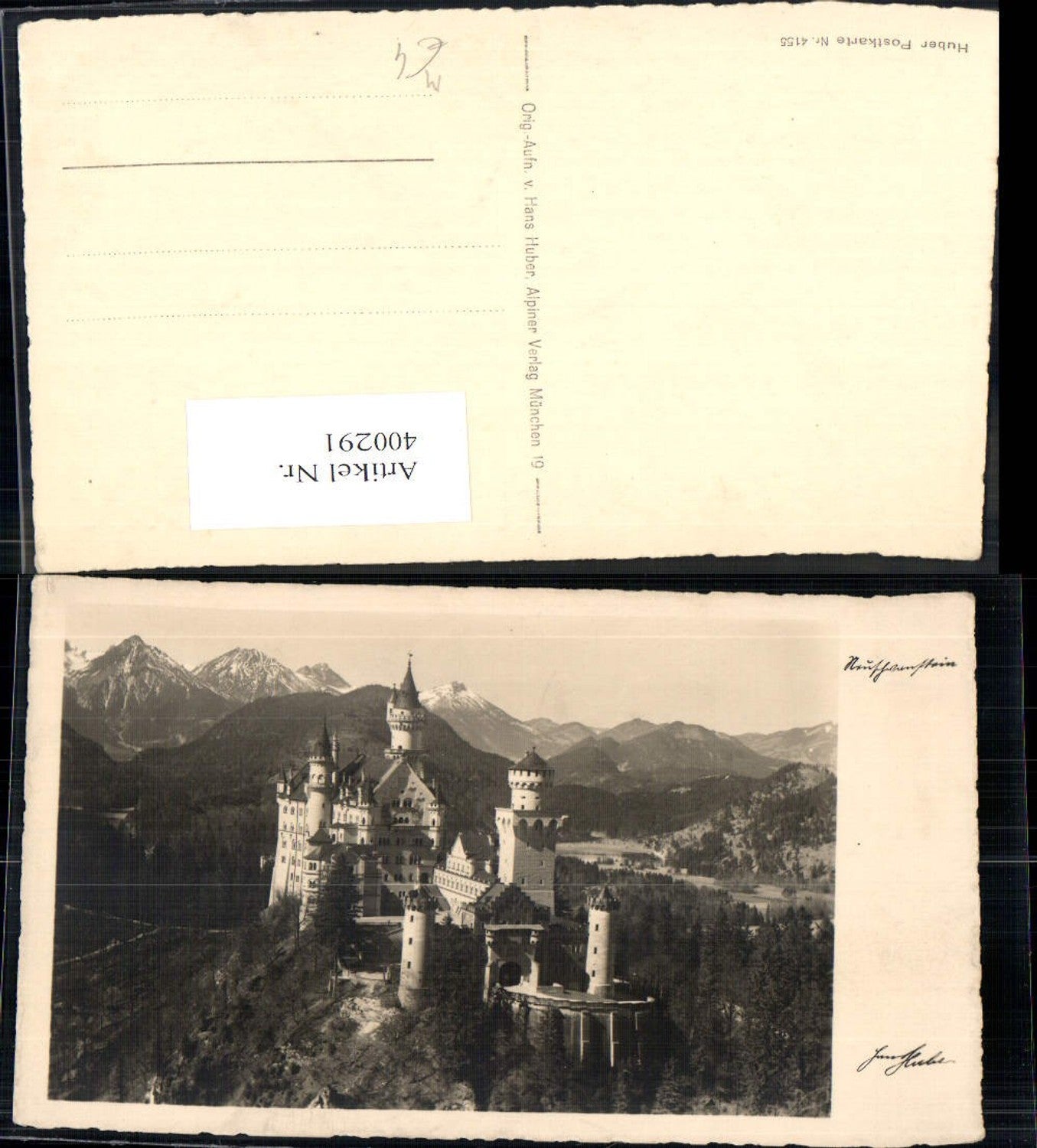 400291,Foto Ak Schloss Neuschwanstein
