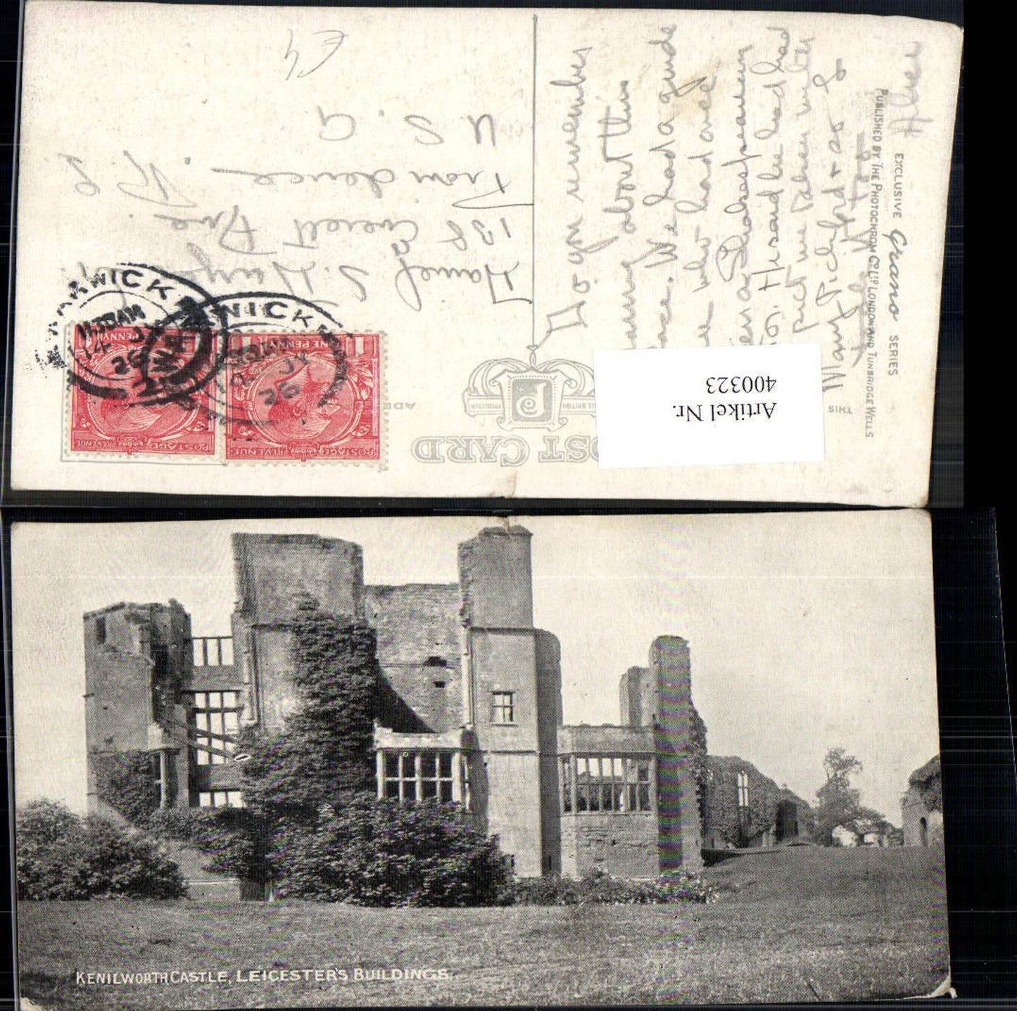 400323,Schloss Kenilworth Castle Leicesters Buildings