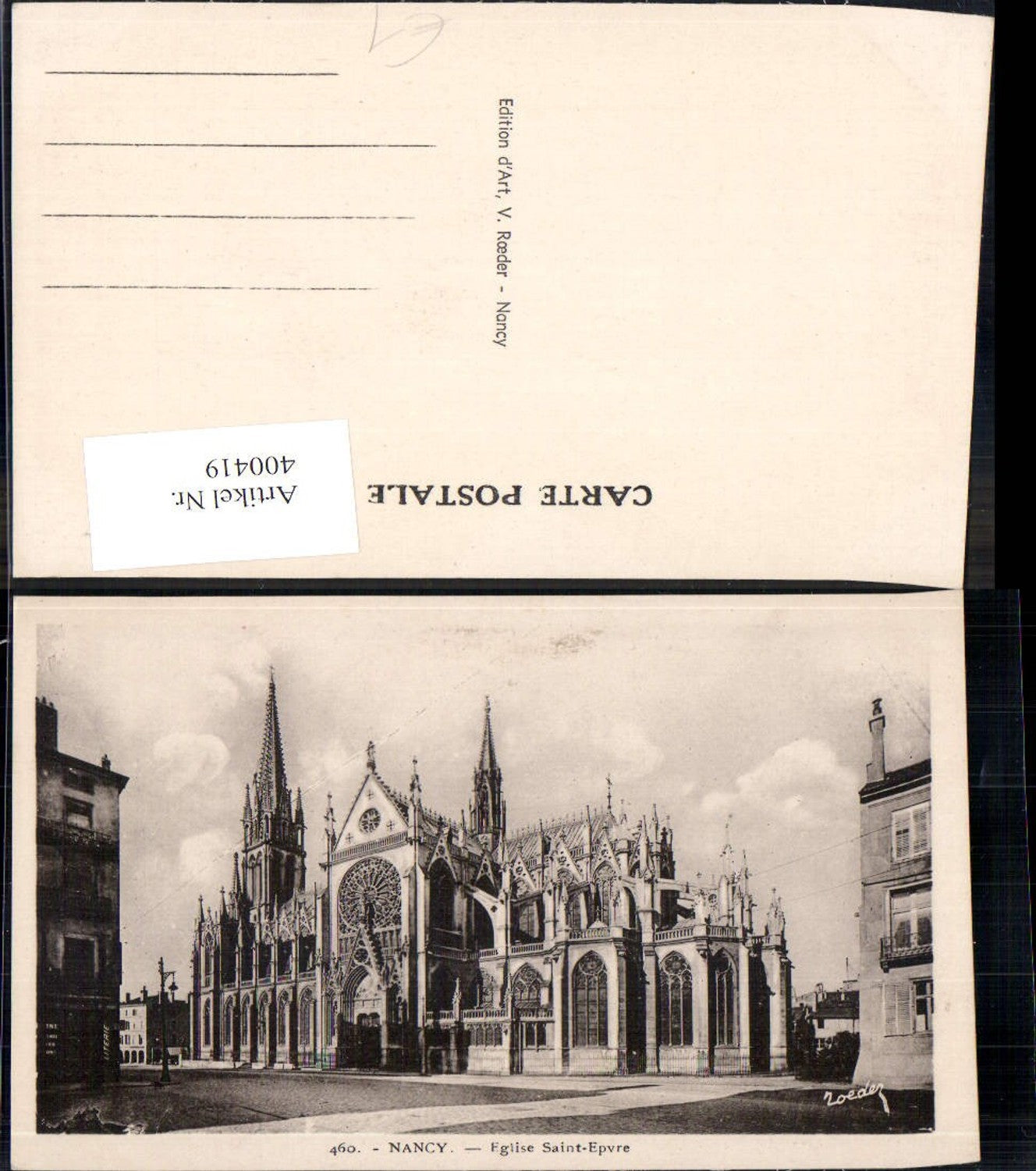 400419,Kirche Nancy Eglise Saint-Epvre