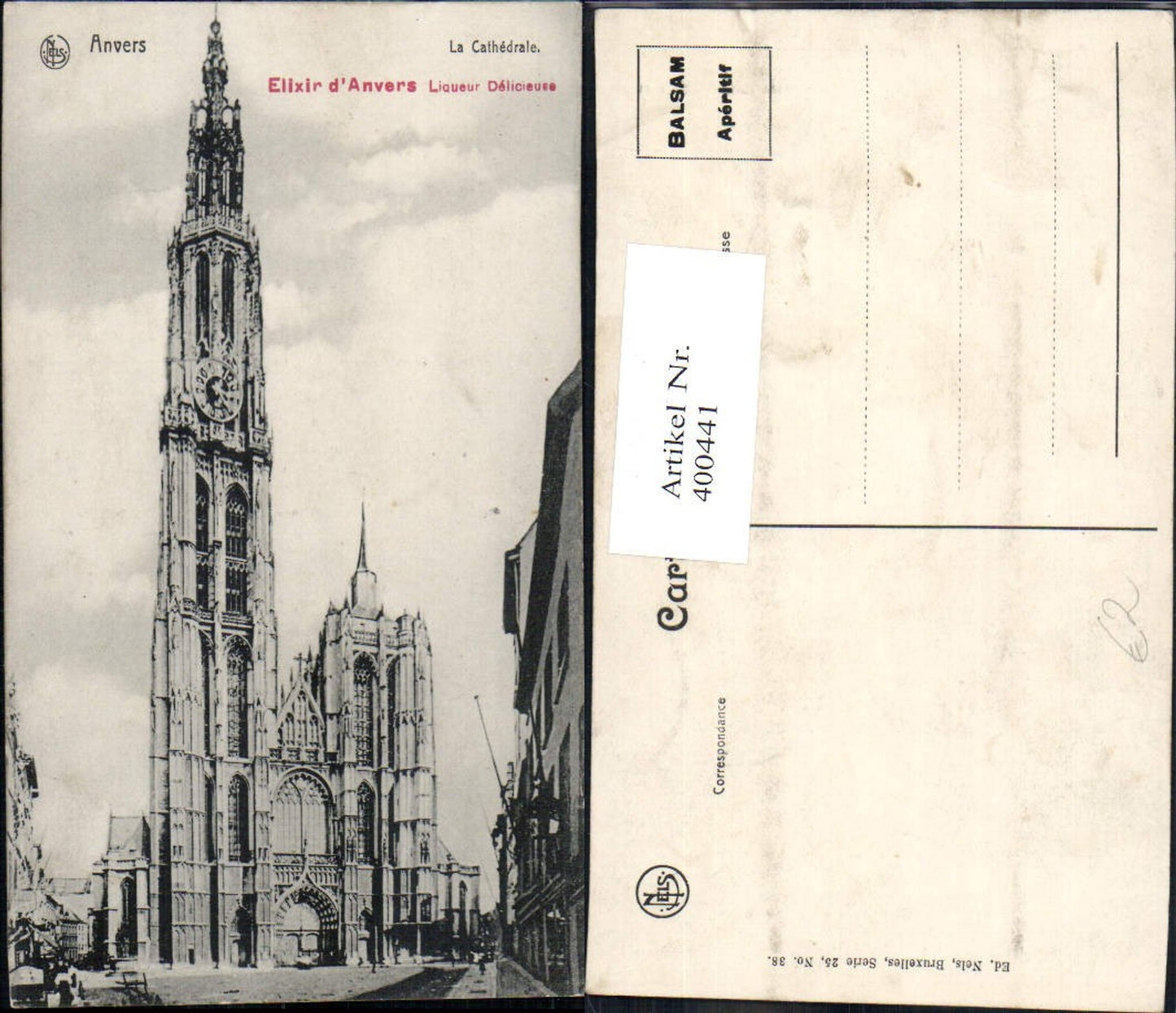 400441,Kirche Anvers Antwerpen La Cathedrale