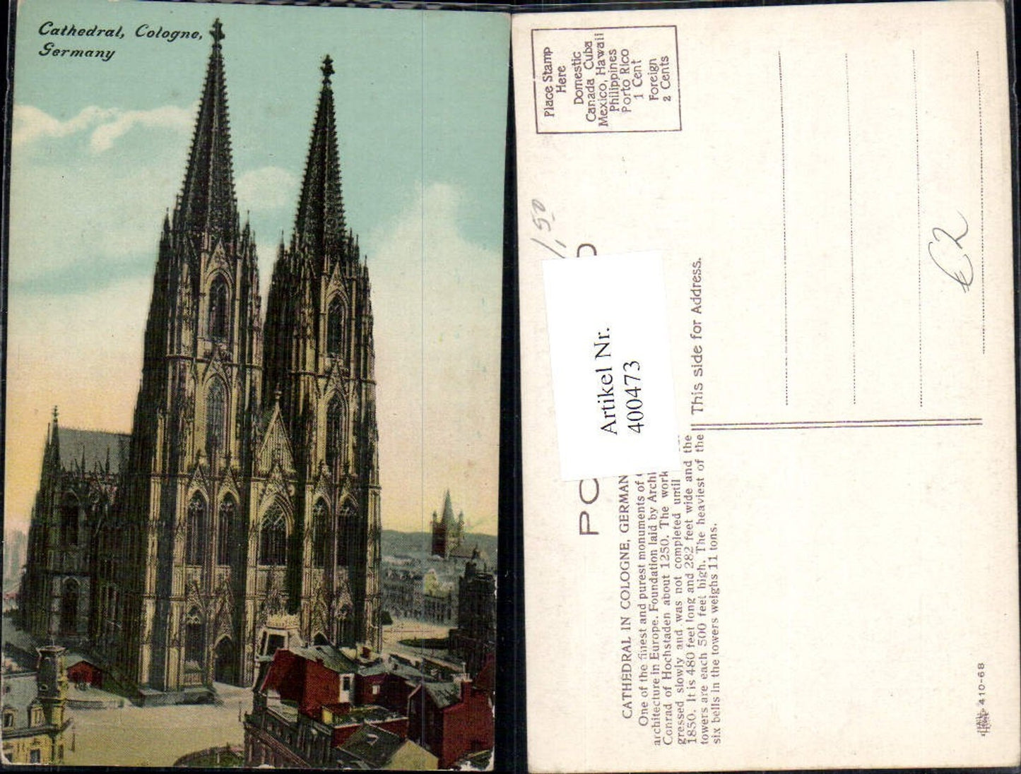 400473,Kirche Köln a. Rhein Dom
