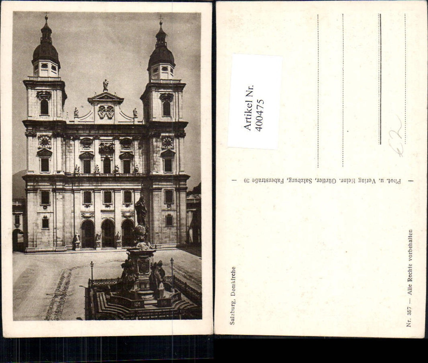 400475,Kirche Salzburg Domkirche Dom