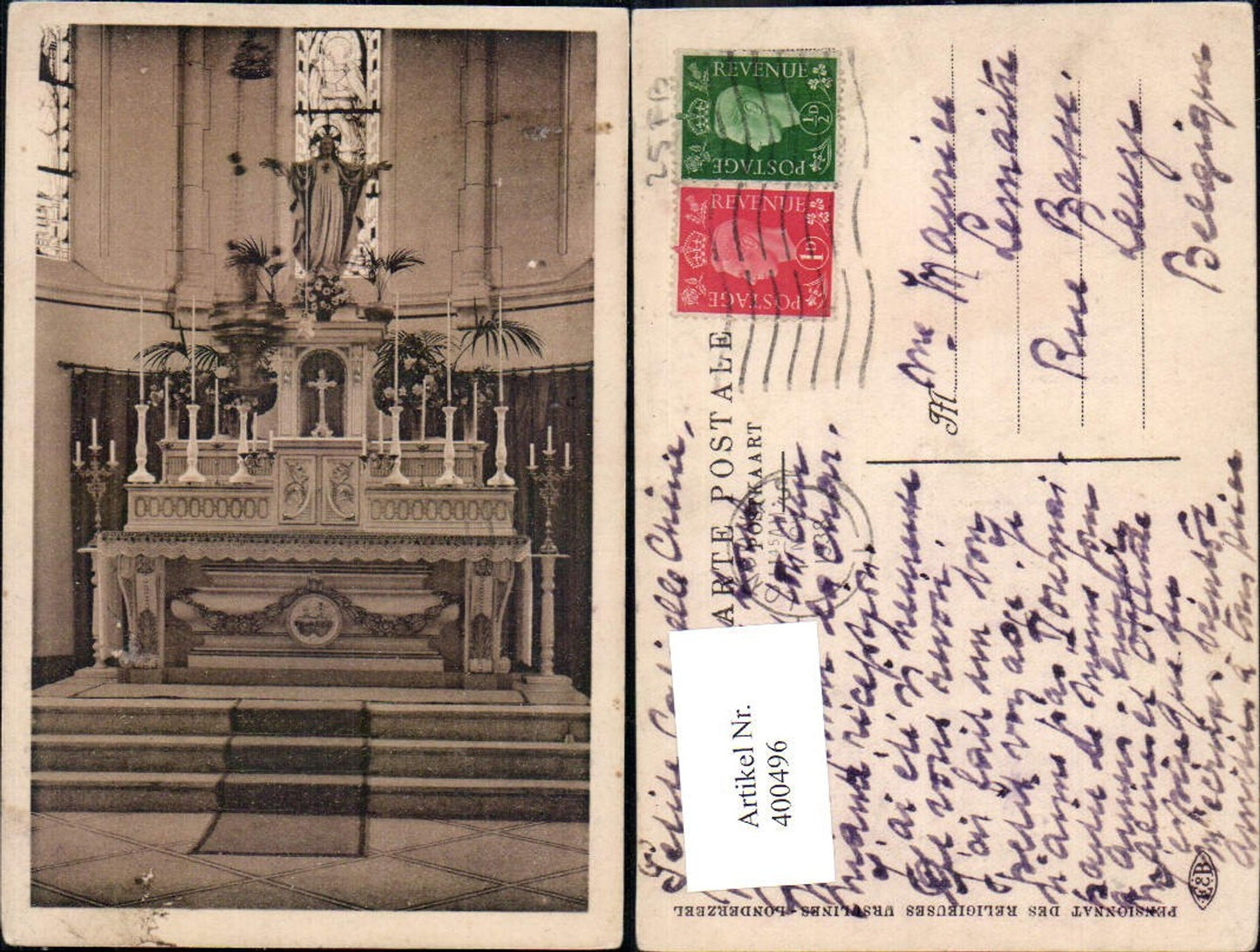 400496,Kirche Innenansicht Altar