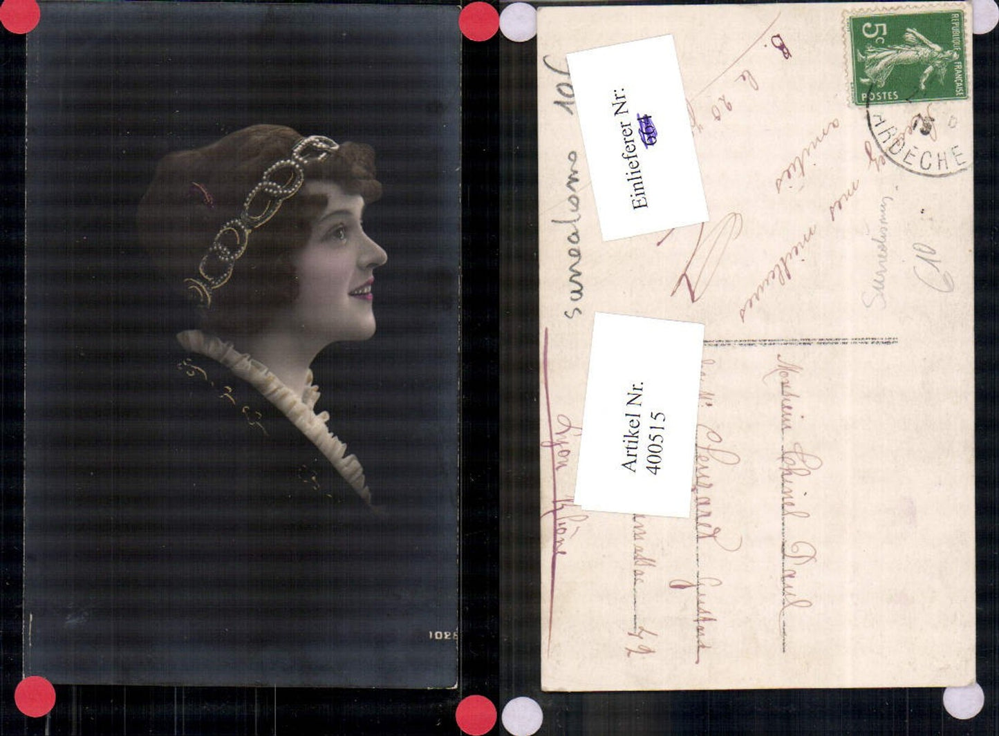 400515,Fotomontage Surrealismus Frau Portrait Haarschmuck