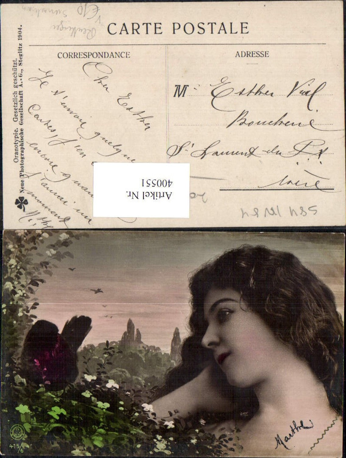 400551,Fotokunst Frau Vogel Landschaft Surrealismus pub Reutlinger 415/6