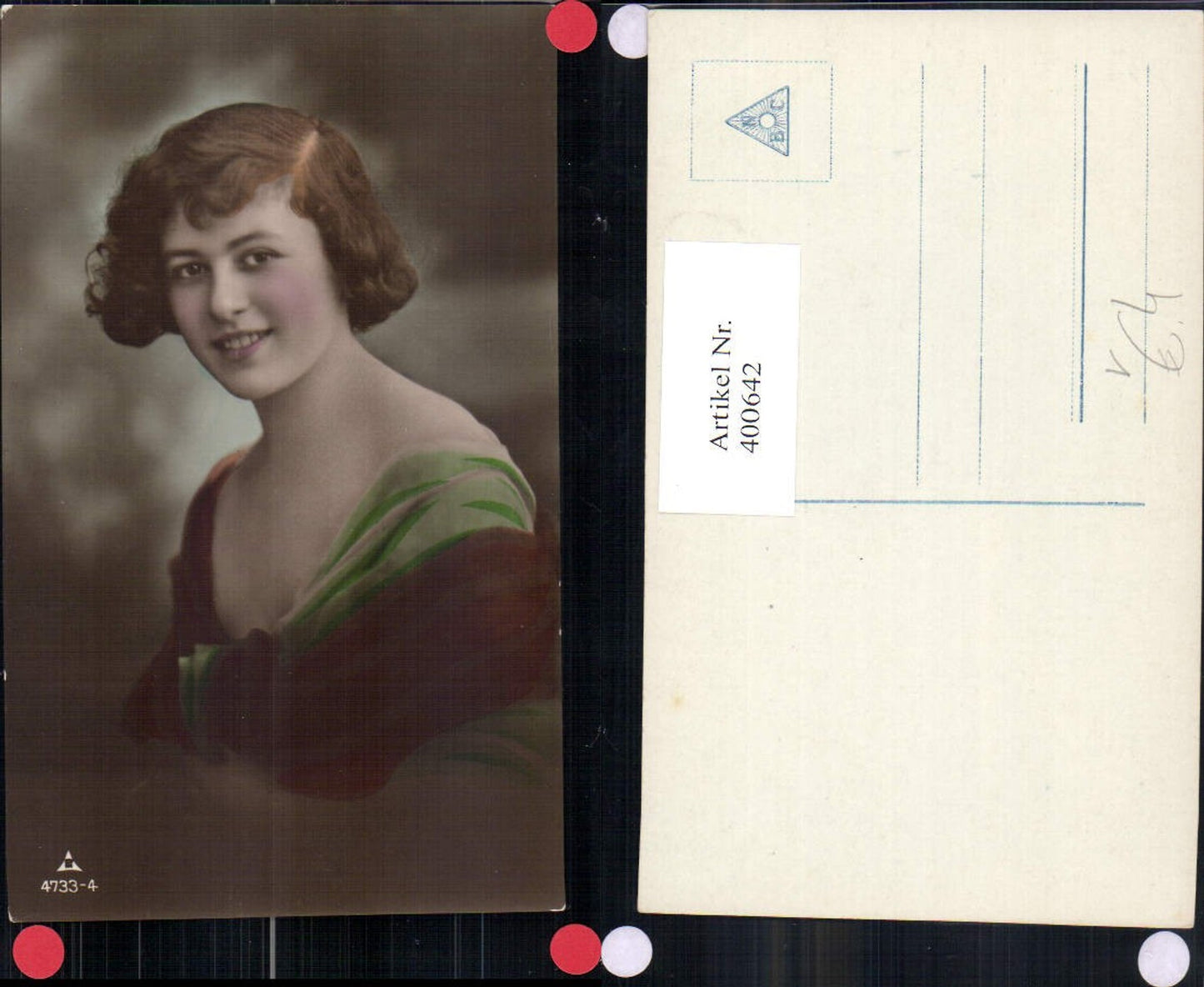 400642,Fotokunst Frau Portrait pub Photochemie 4733/4